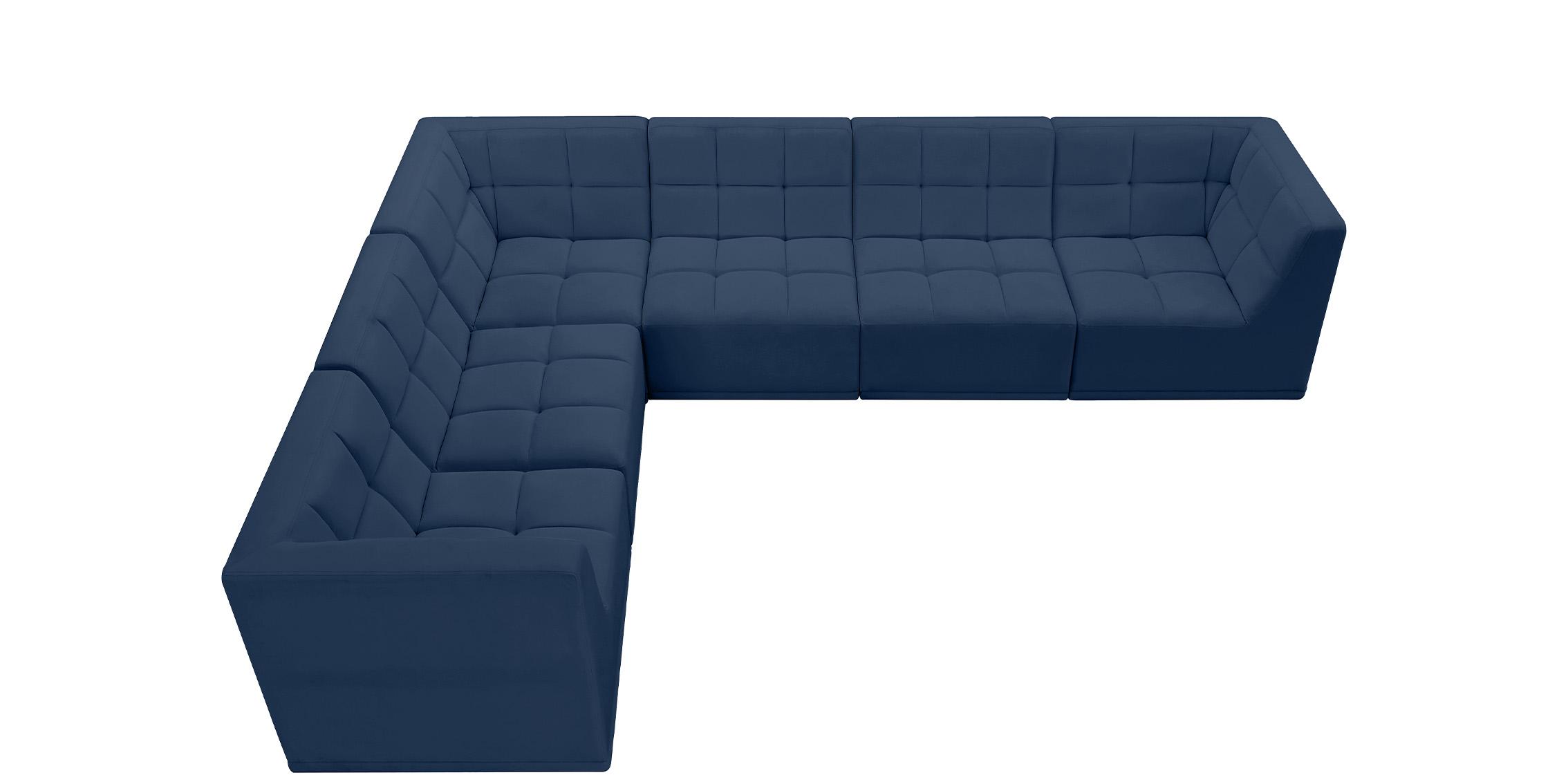 

    
650Navy-Sec6A Meridian Furniture Modular Sectional
