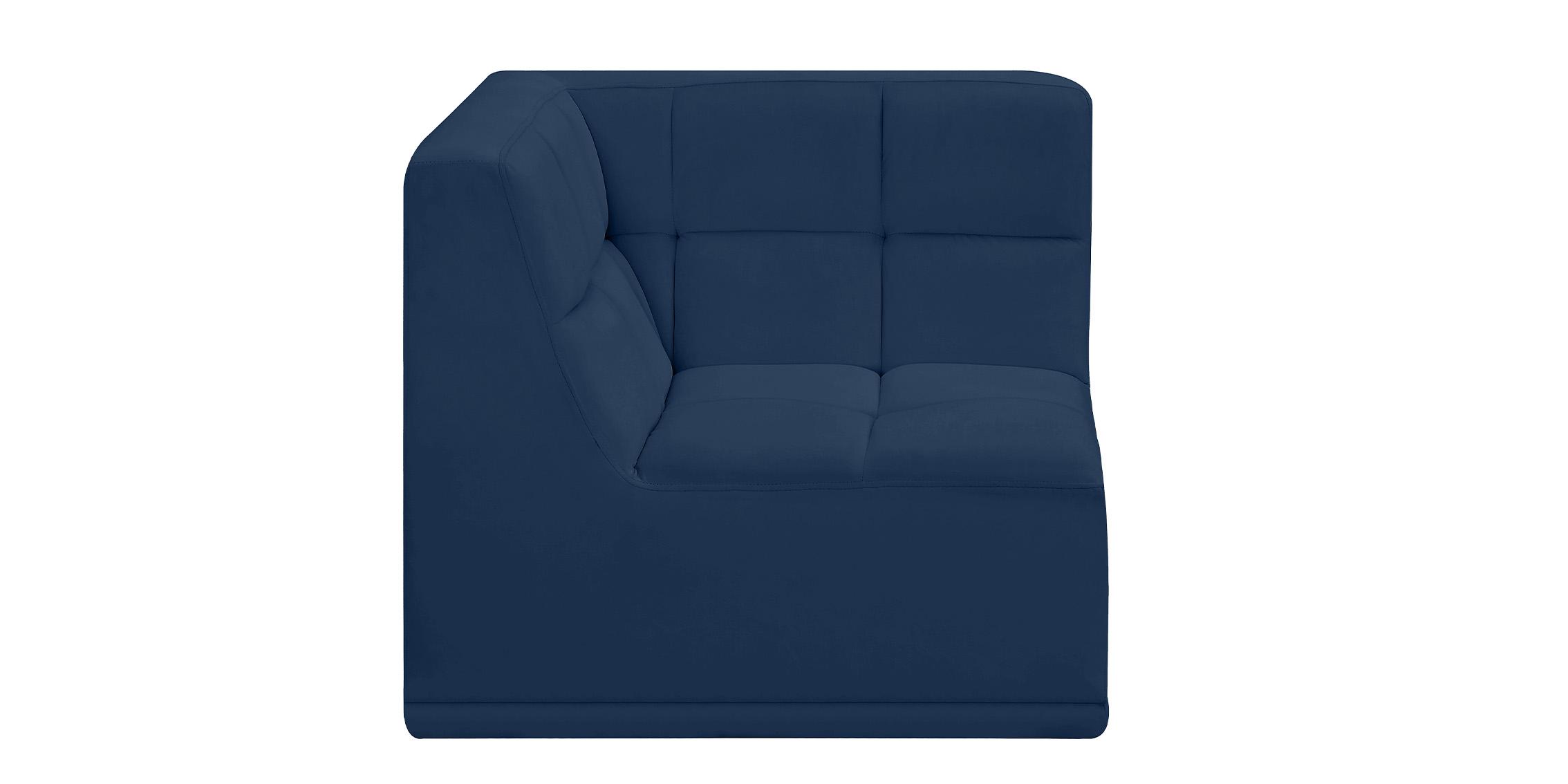 

        
Meridian Furniture RELAX 650Navy-Corner Modular Corner Chair Navy Velvet 094308265995
