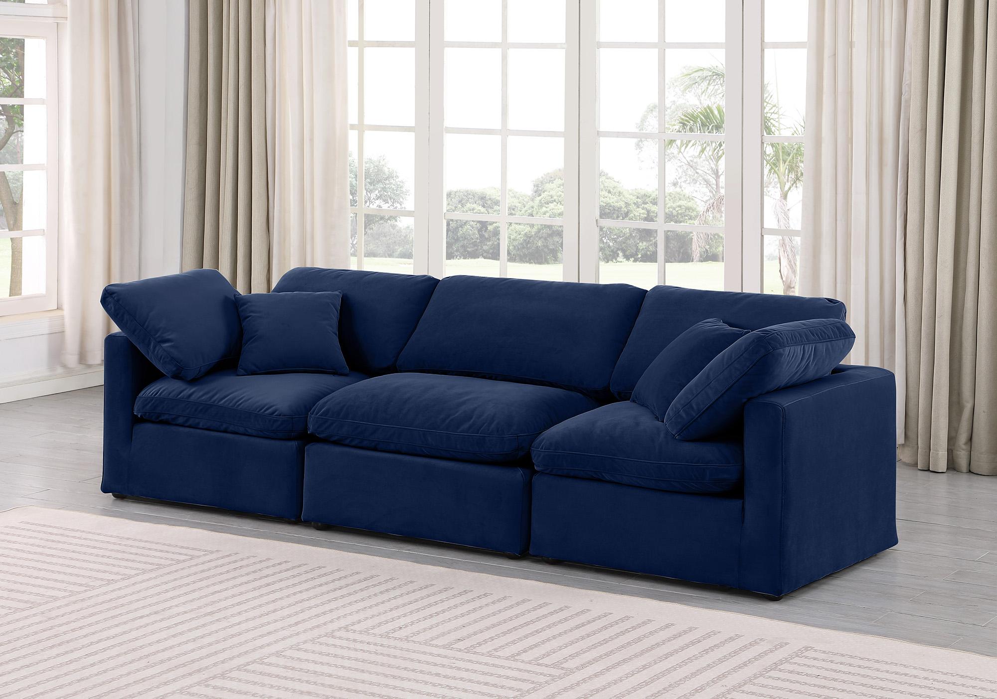 

    
Navy Velvet Modular Sofa INDULGE 147Navy-S105 Meridian Contemporary Modern
