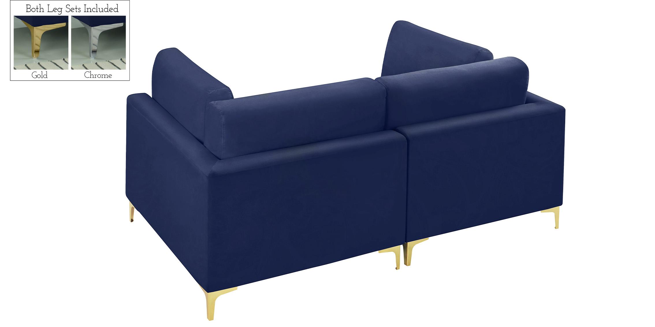 

        
Meridian Furniture JULIA 605Navy-S75 Modular Sofa Navy Velvet 753359809465
