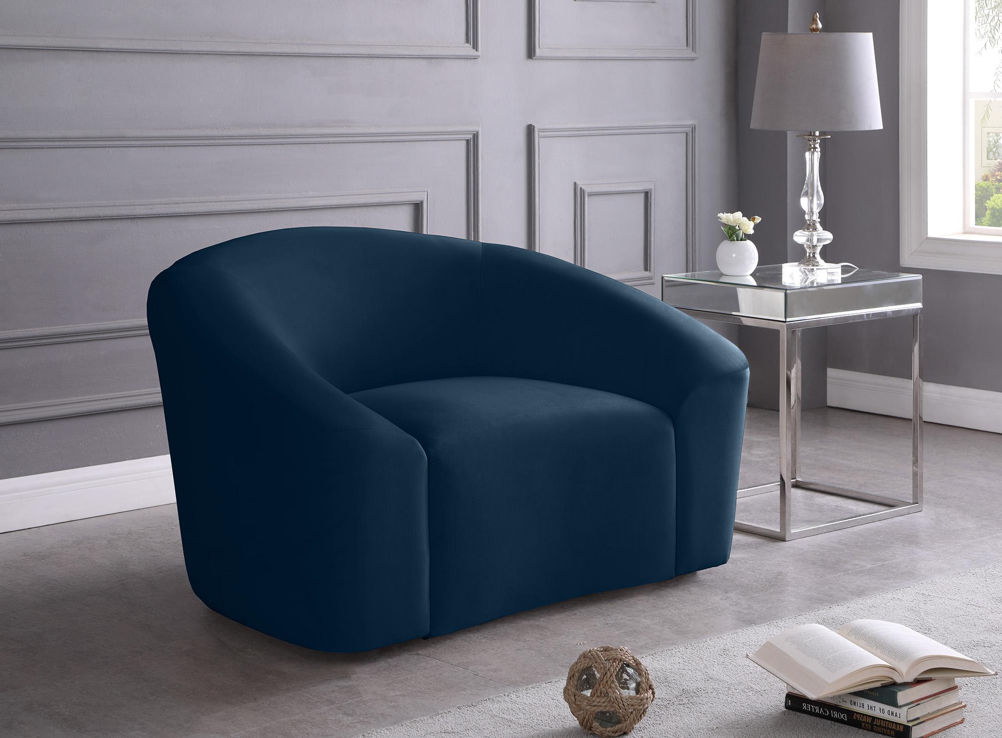 

        
Meridian Furniture RILEY 610Navy-S-Set-3 Sofa Set Navy Velvet 704831408812
