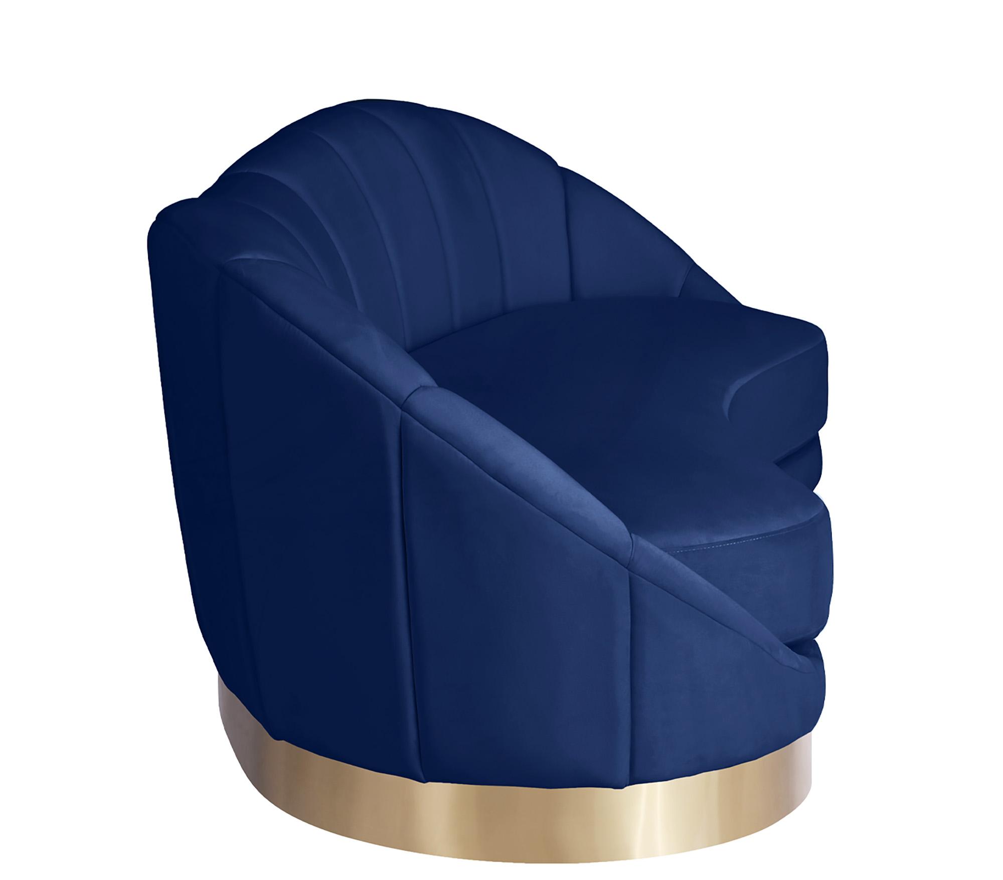 

        
Meridian Furniture SHELLY 623Navy-S Sofa Navy Velvet 753359802015
