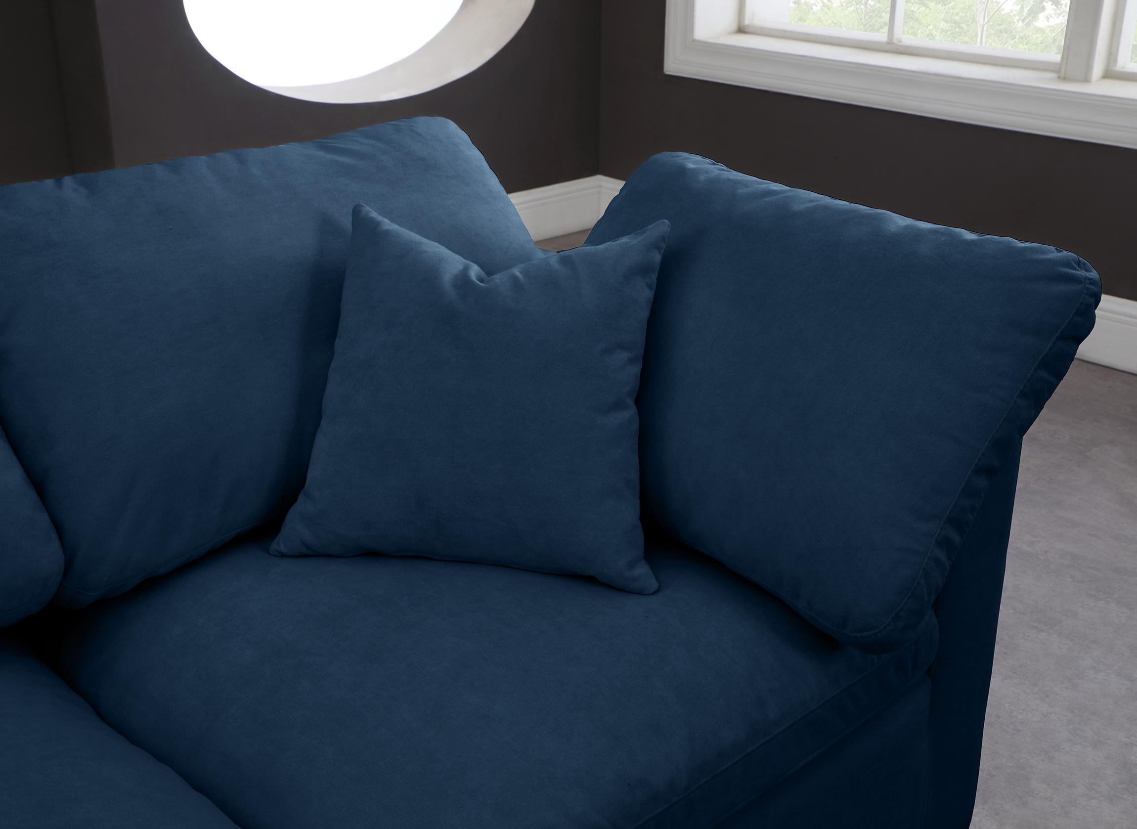 

    
602Navy-Sec6A Meridian Furniture Modular Sectional Sofa
