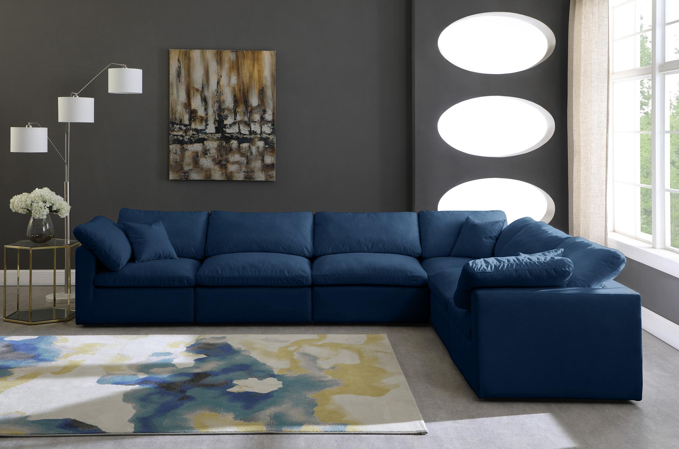 

        
Meridian Furniture 602Navy-Sec6A Modular Sectional Sofa Navy Fabric 753359805948
