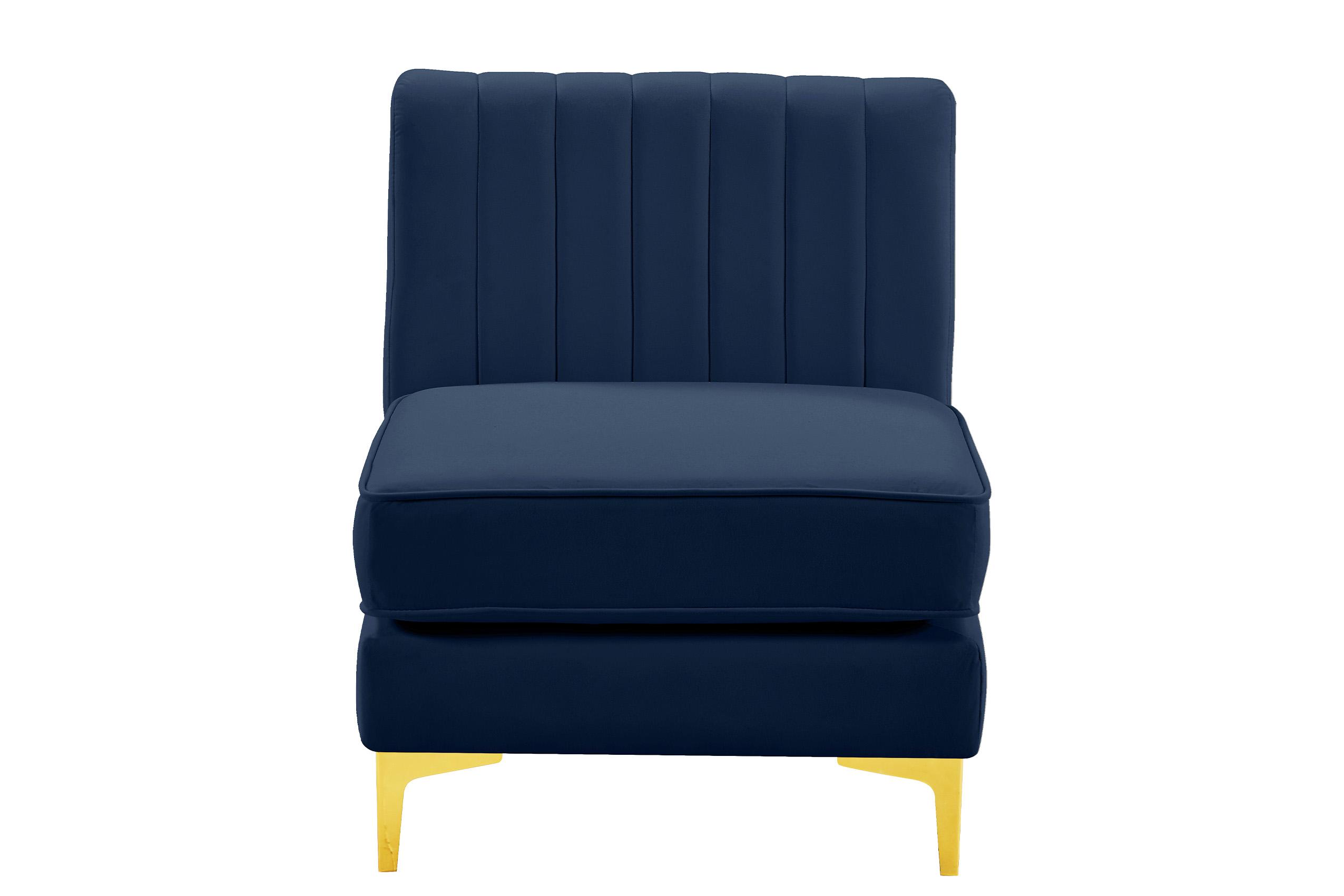 

    
604Navy-Armless Meridian Furniture Modular Armless Chair
