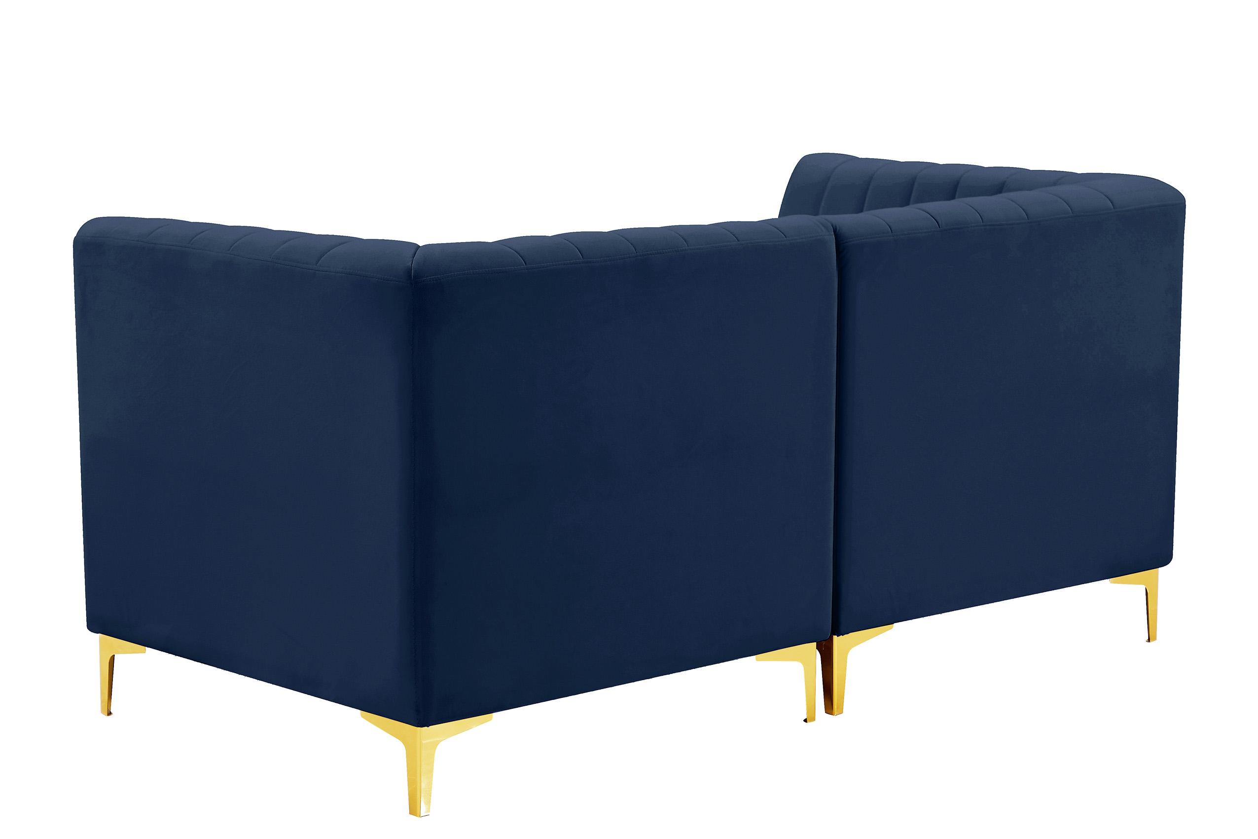 

        
Meridian Furniture ALINA 604Navy-S67 Modular Sectional Sofa Navy Velvet 94308258928
