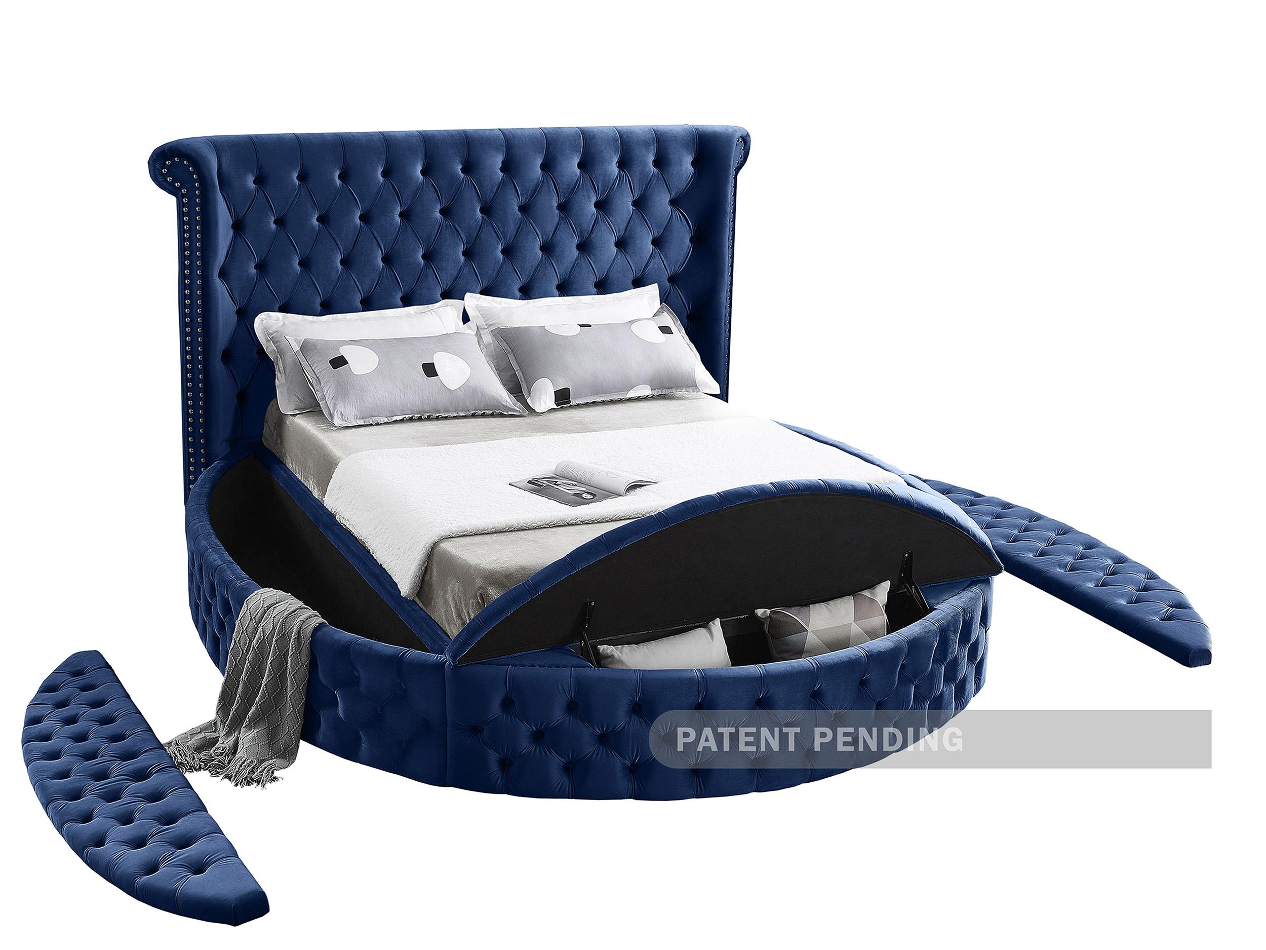 

        
Meridian Furniture LuxusNavy-F Storage Bed Navy Velvet 753359802848

