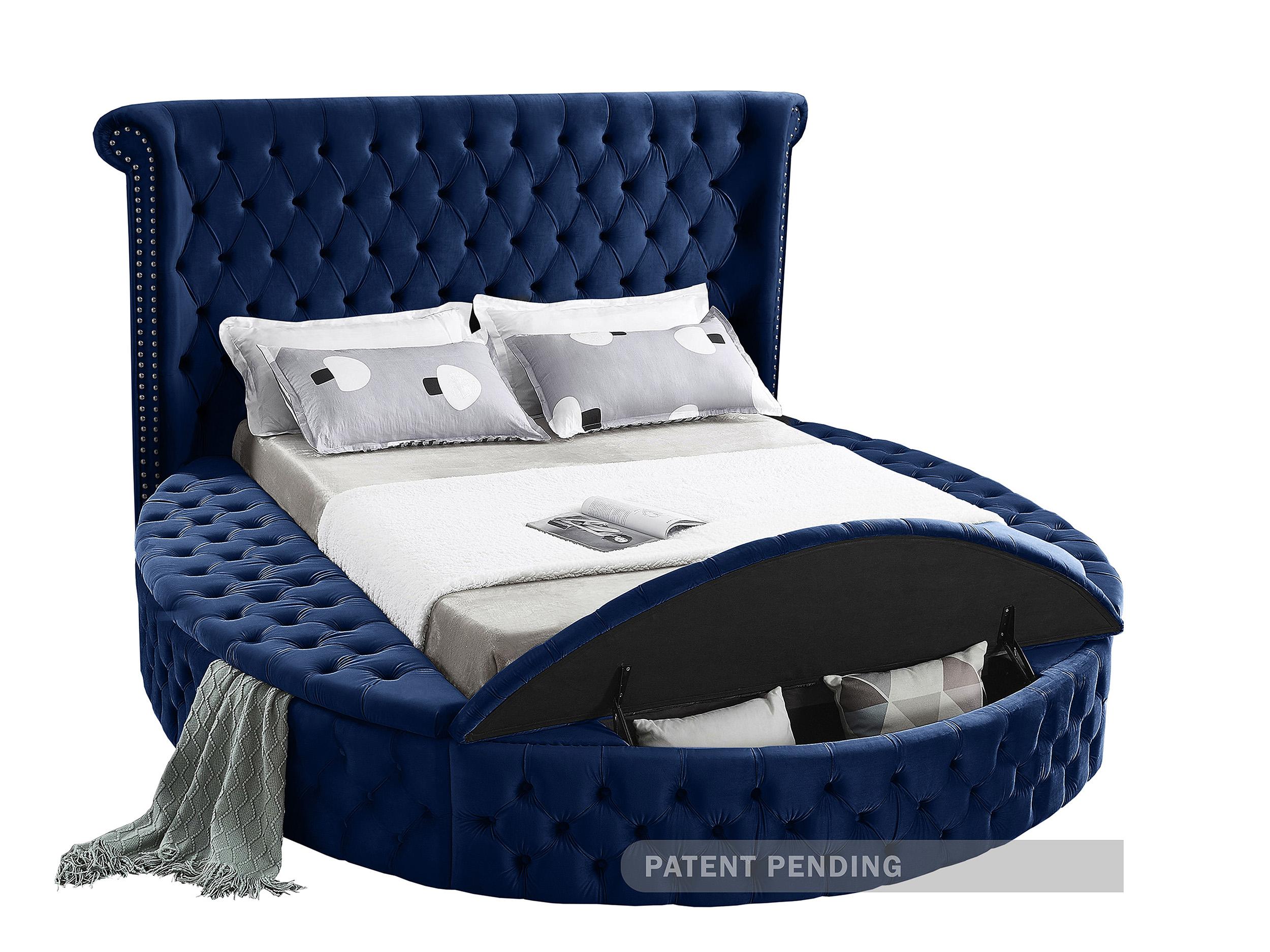 

    
Meridian Furniture LuxusNavy-K Storage Bed Navy LuxusNavy-K
