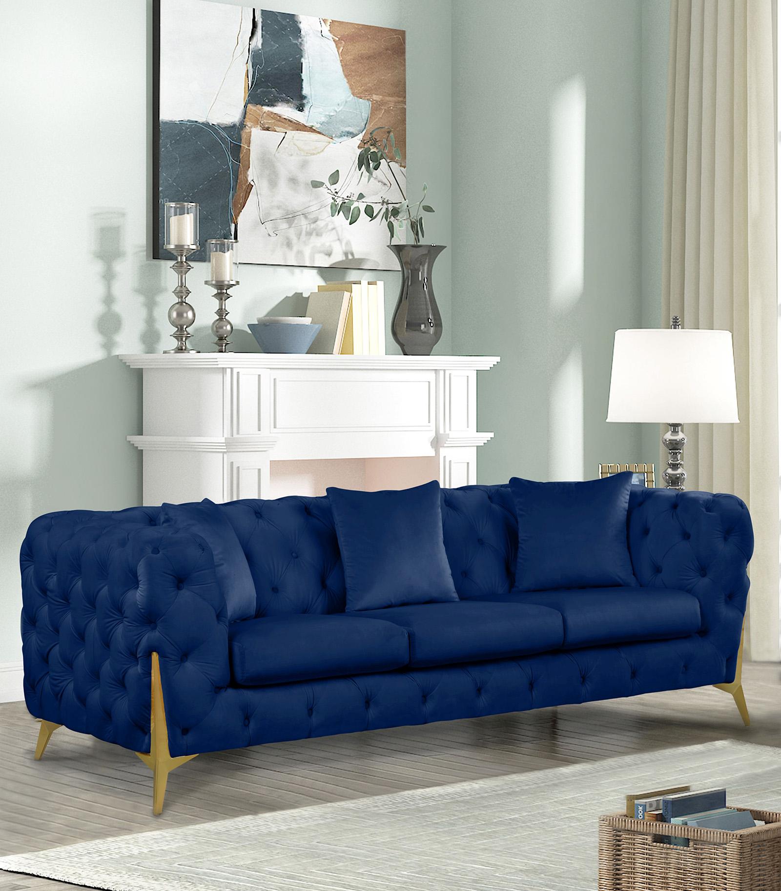 

    
695Navy-S-Set-2 Meridian Furniture Sofa Set
