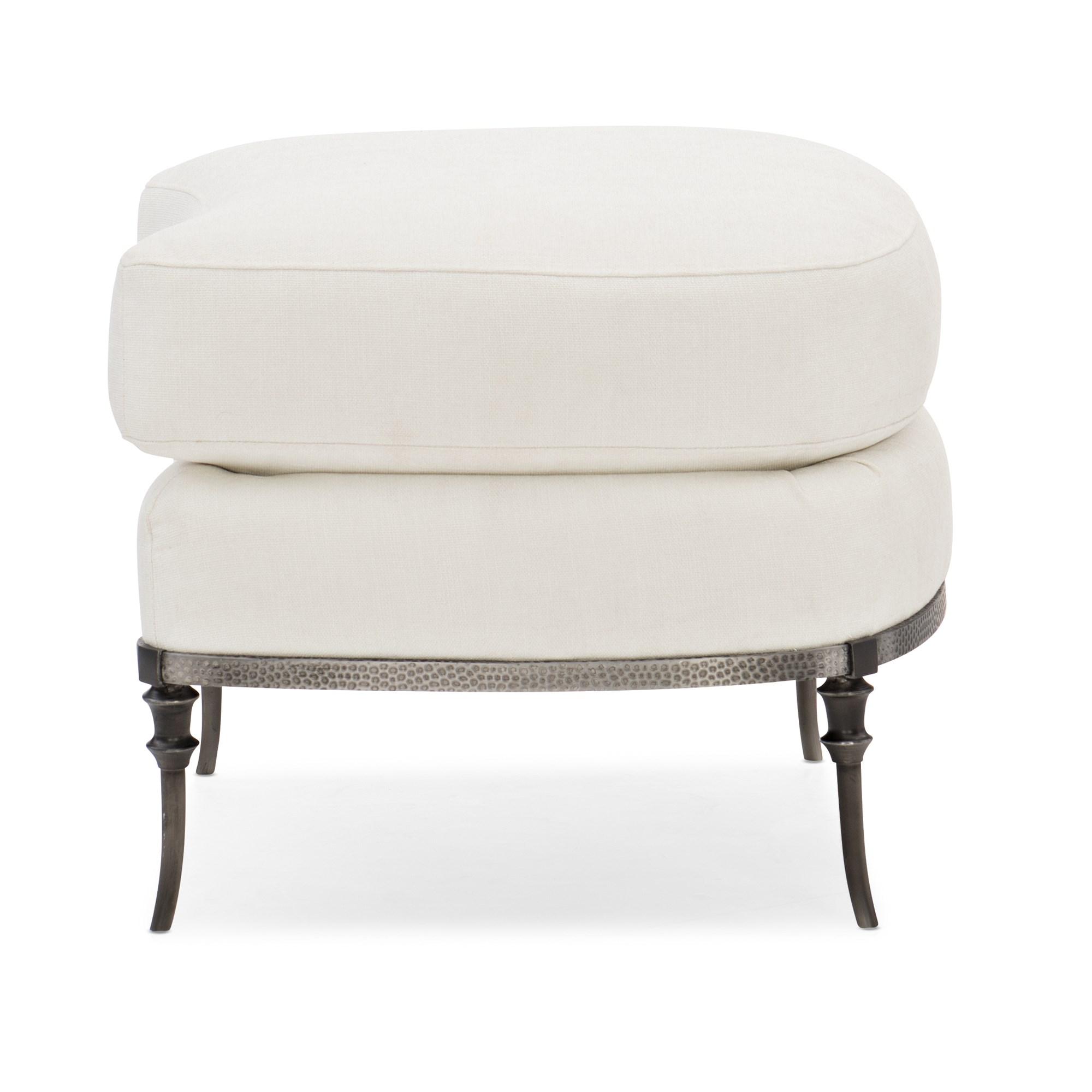 

        
Caracole ON POINT Accent Chair White Fabric 662896031683
