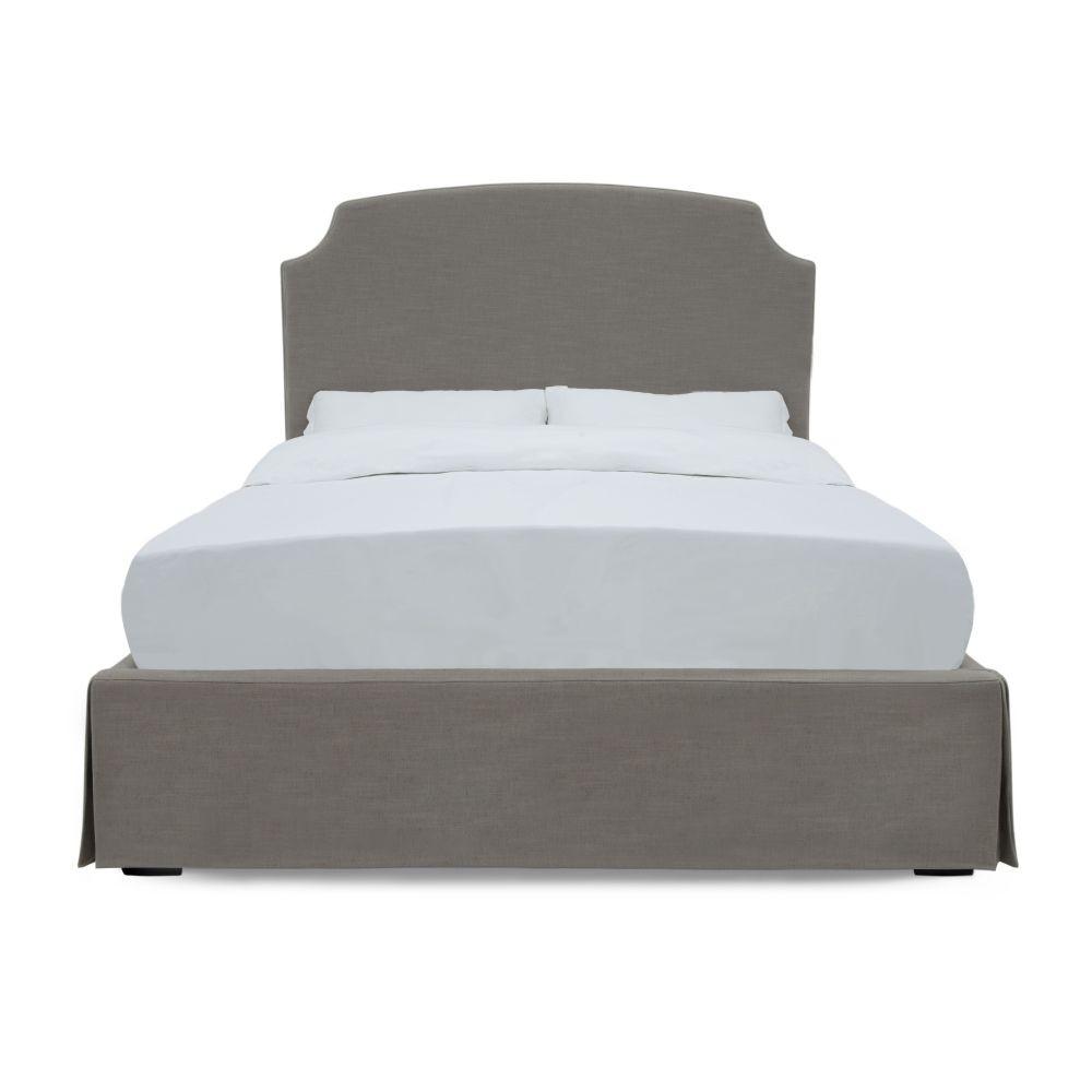 

    
Neutral Linen Blend Fabric CAL King Platform Bed JULIETTE LAUREL by Modus Furniture
