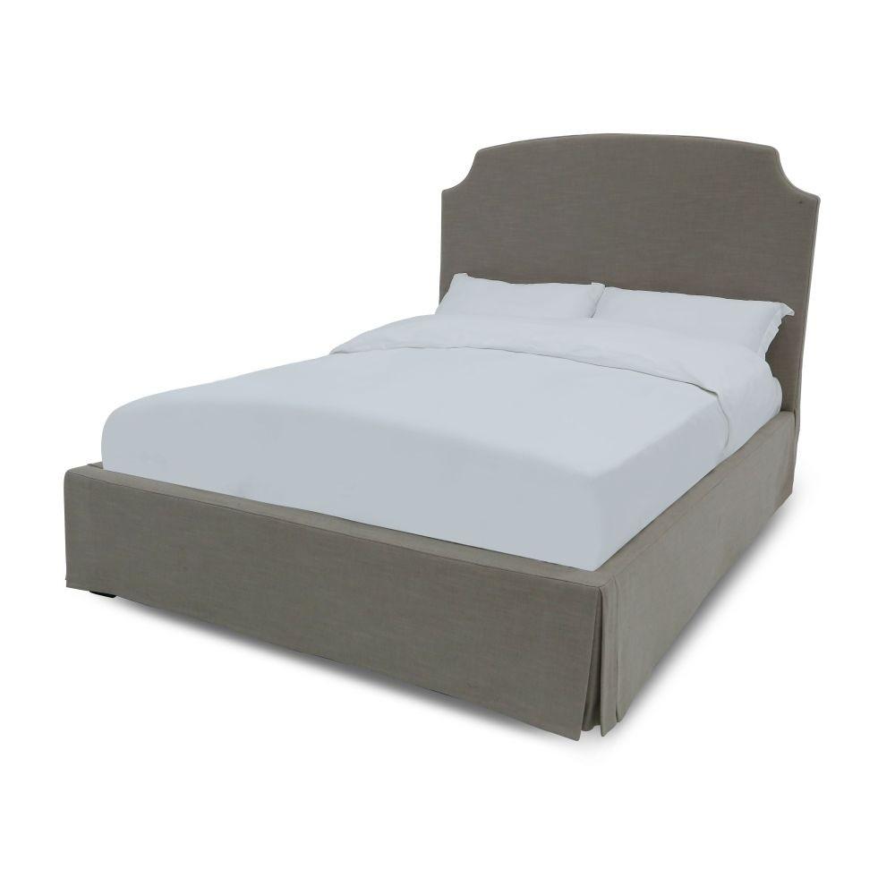 

    
Neutral Linen Blend Fabric King Platform Bed JULIETTE LAUREL by Modus Furniture
