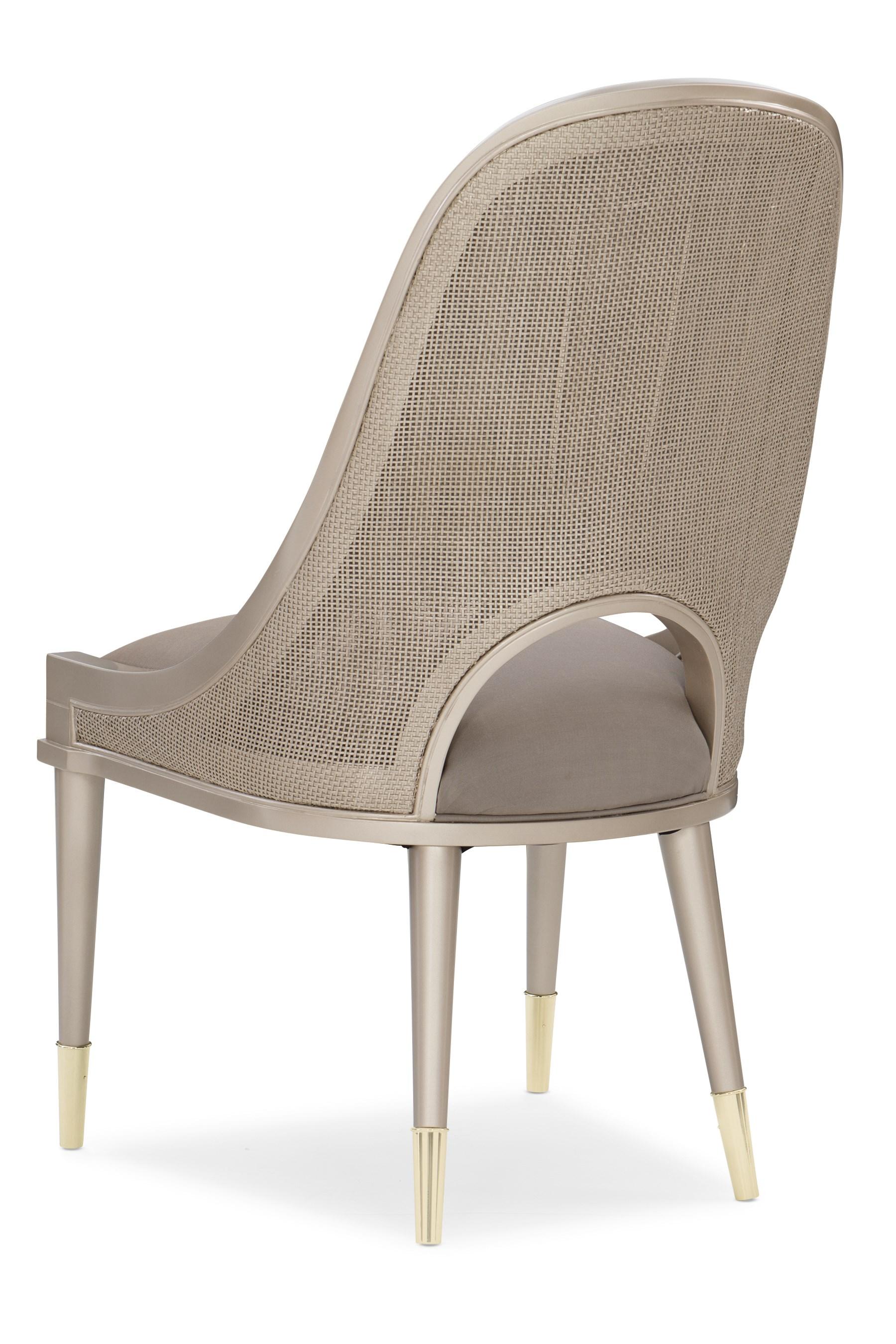 

        
Caracole CANE I JOIN YOU Dining Chair Set Silver Fabric 662896029444
