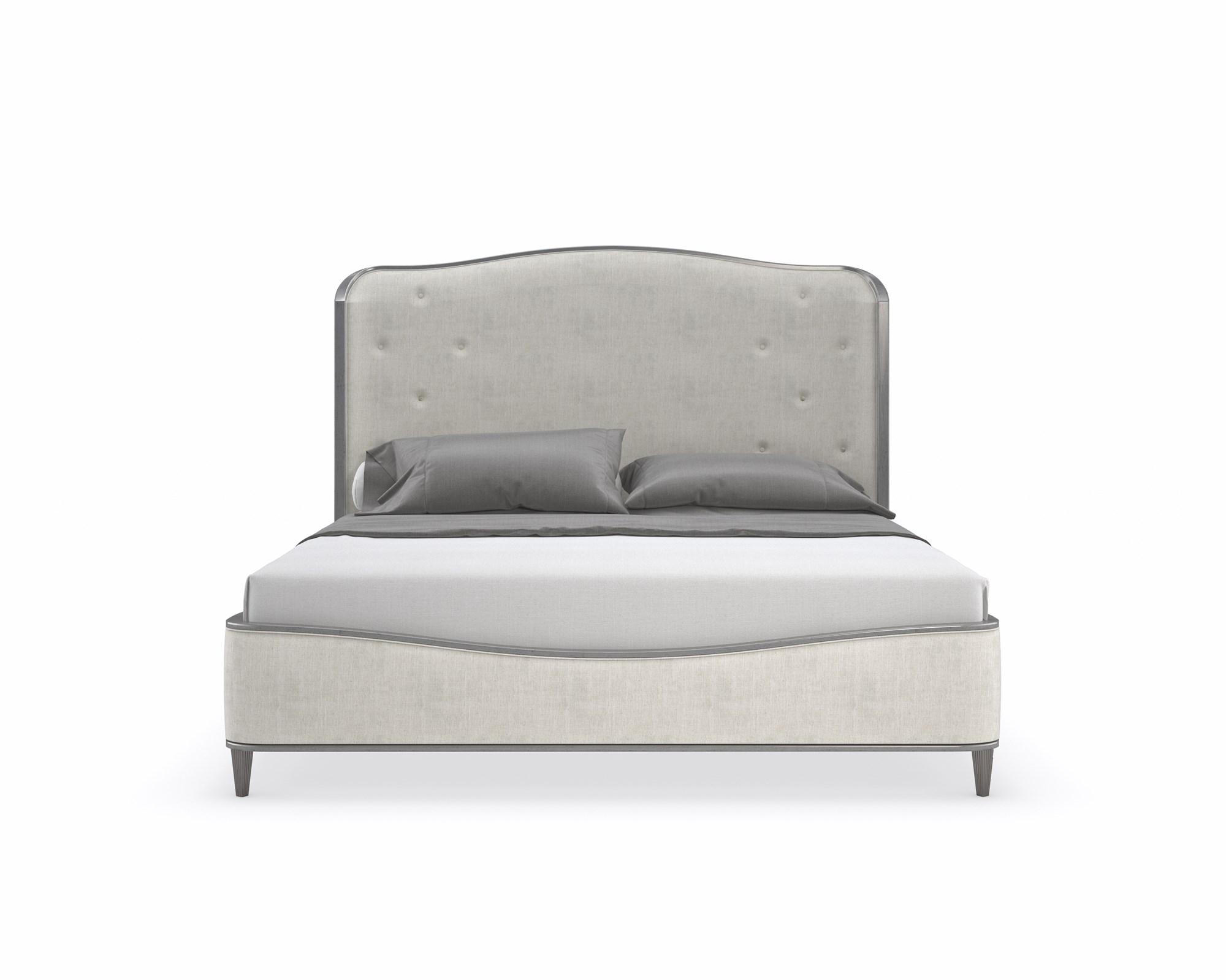 

    
Neutral Performance Linen Silver Charm Finish King Bed CLEAR THE AIR by Caracole
