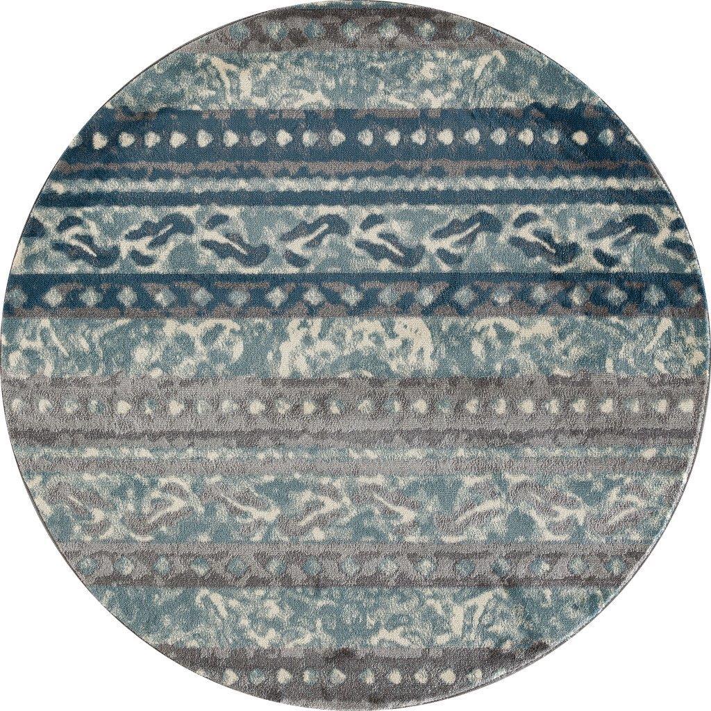 

    
Newcastle Flowing Blue 5 ft. 3 in. Round Area Rug by Art Carpet
