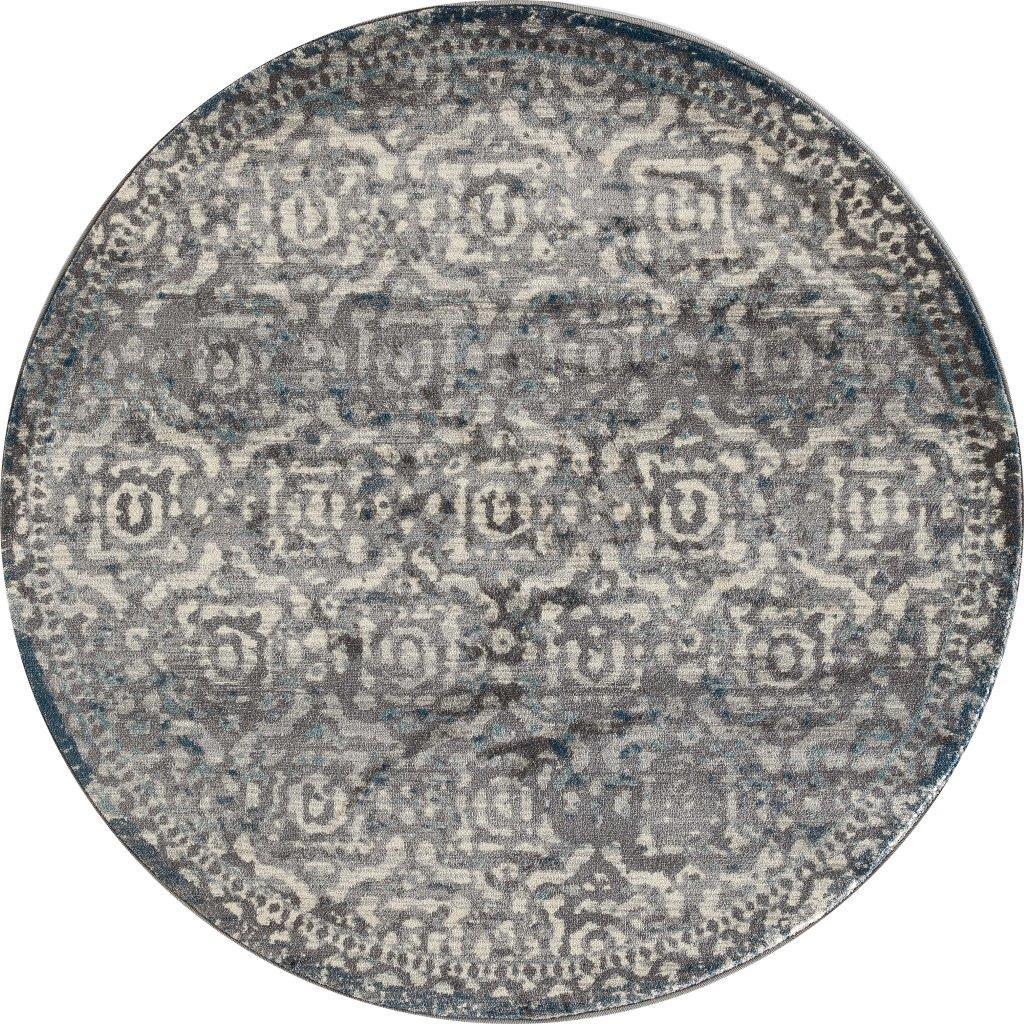 

    
Newcastle Morocco Gray 5 ft. 3 in. Round Area Rug by Art Carpet
