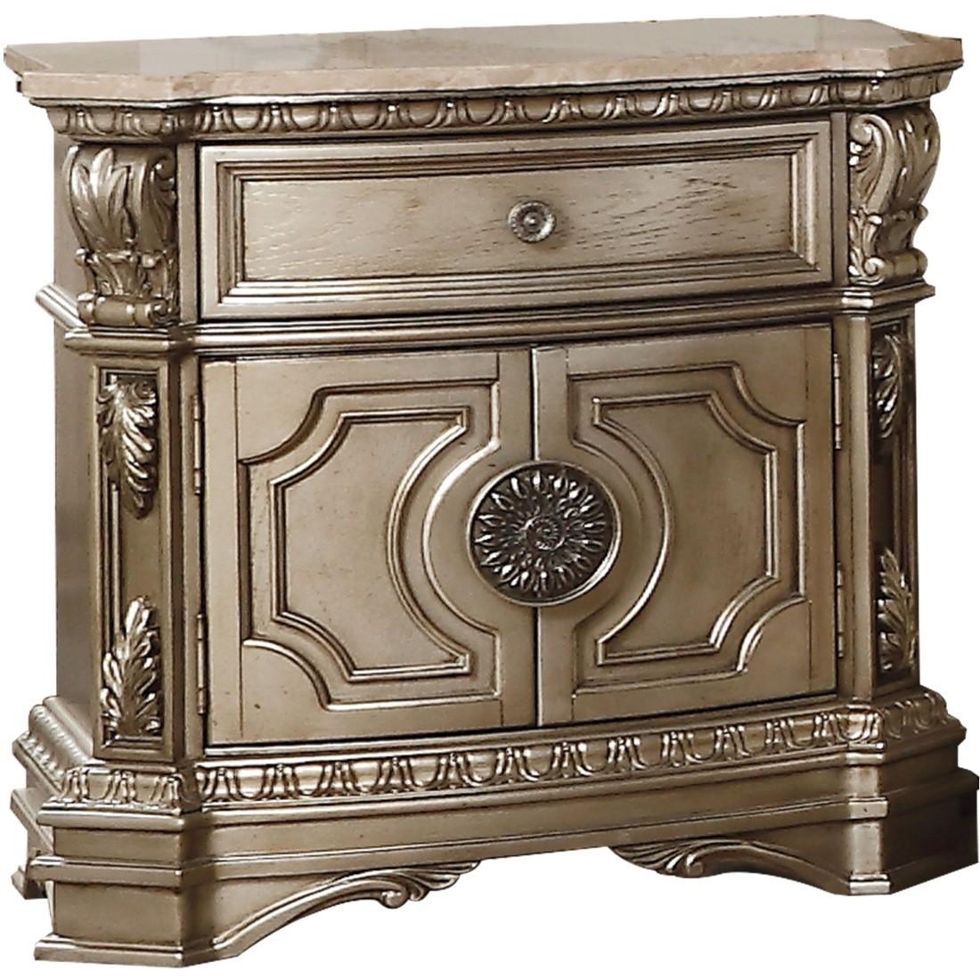 

    
Acme Furniture Northville Night Stand Antique/Champagne Northville-26934
