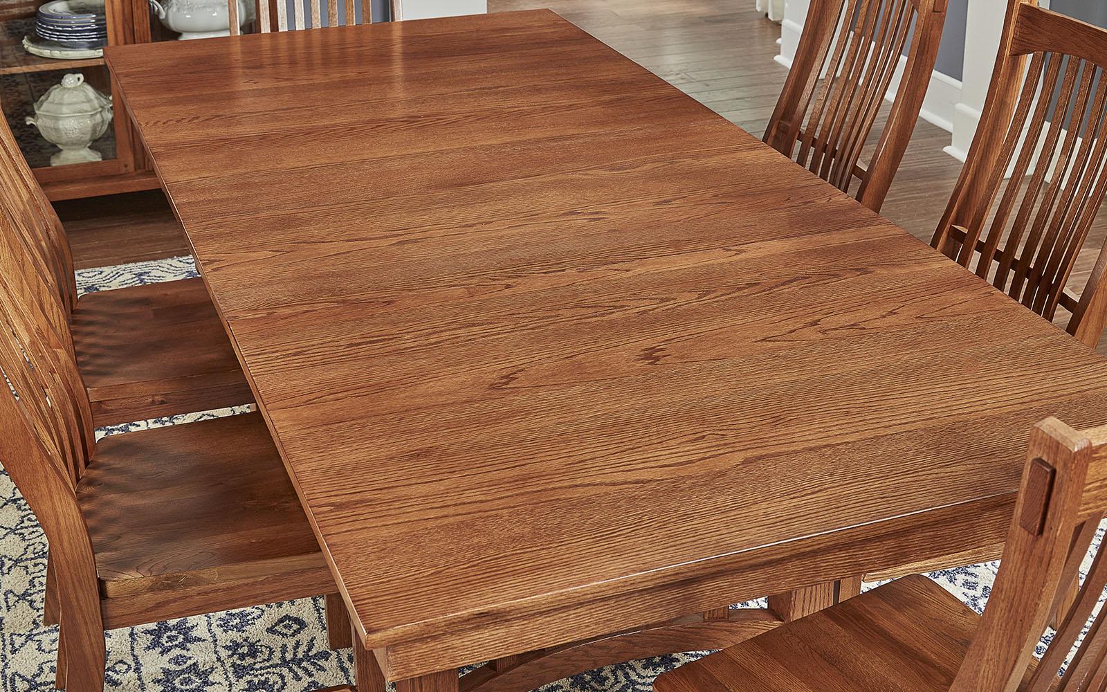 

                    
Buy Oak Trestle Table Set 8 Pcs w/Buffet Solid Wood LAUOA6320 A-America LAURELHURST
