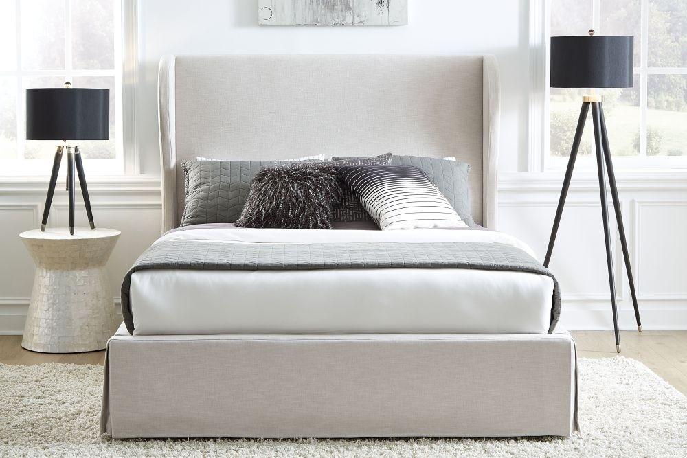 

    
CB96H61 Oatmeal Linen Blend Fabric CAL King Platform Bed JULIETTE HERA by Modus Furniture
