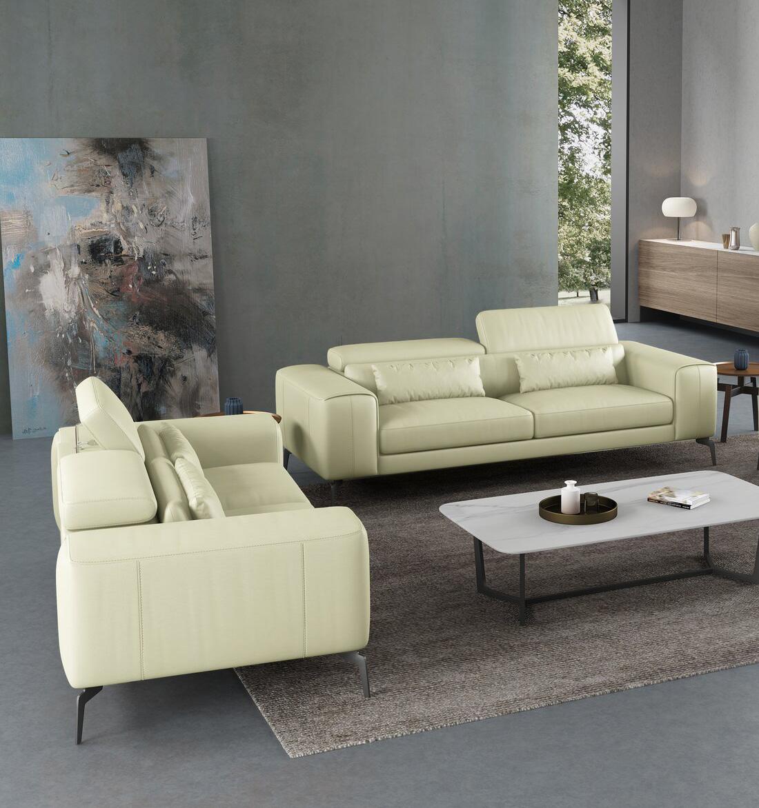 

    
EF-12552-Set-2 Off White Italian Leather CAVOUR Sofa Set 2Pcs EUROPEAN FURNITURE Contemporary
