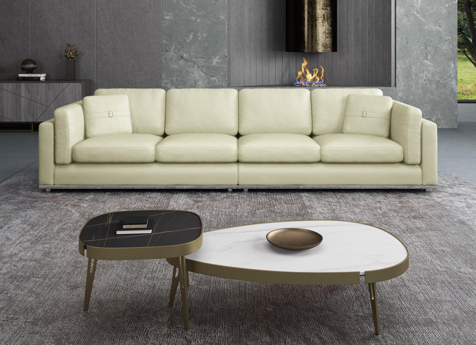 

                    
EUROPEAN FURNITURE PICASSO 4 Seater Sofa Off-White Leather Purchase 
