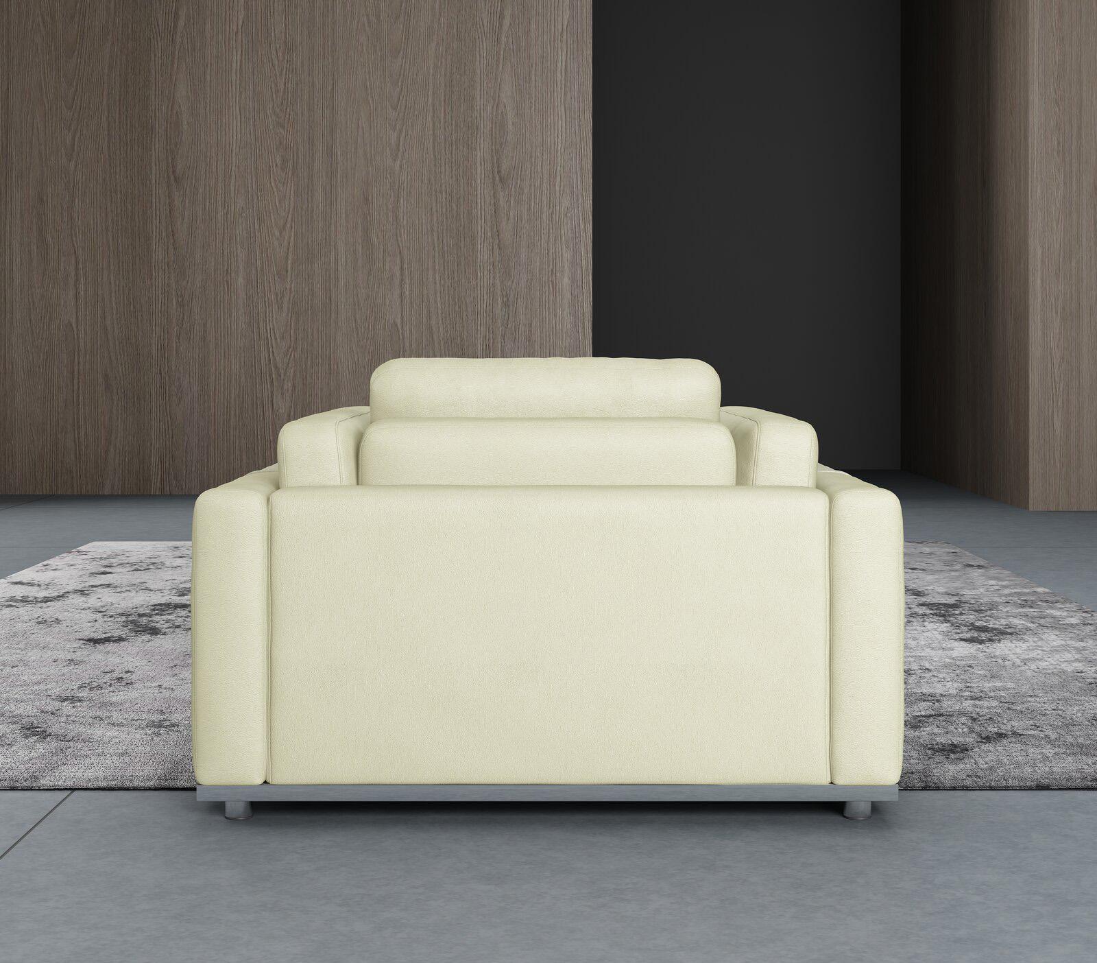 

    
 Shop  Off White Italian Leather Sofa Set 3Pcs Contemporary PICASSO EUROPEAN FURNITURE
