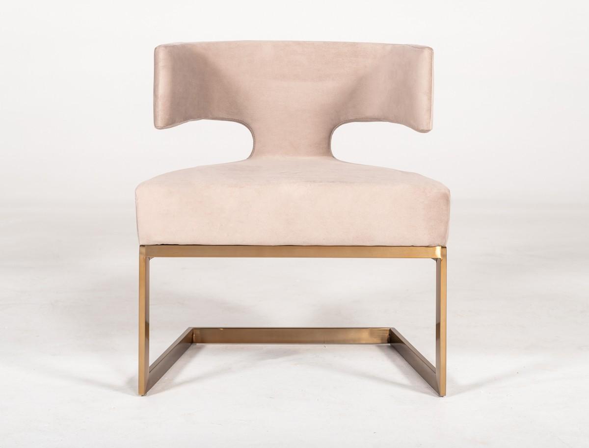 

    
Off-White Velvet & Brass Dining Chair Set 2Pcs VIG Modrest Calvo Contemporary
