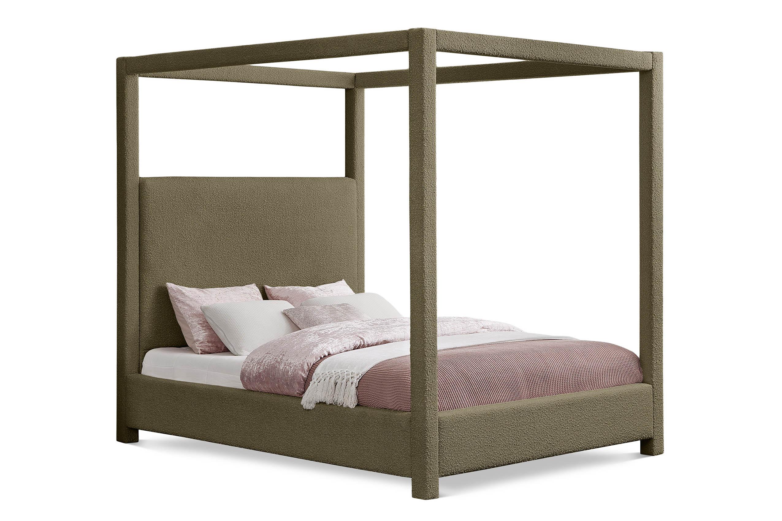 

    
Olive Boucle Canopy Queen Bed EdenOlive-Q Meridian Modern Contemporary
