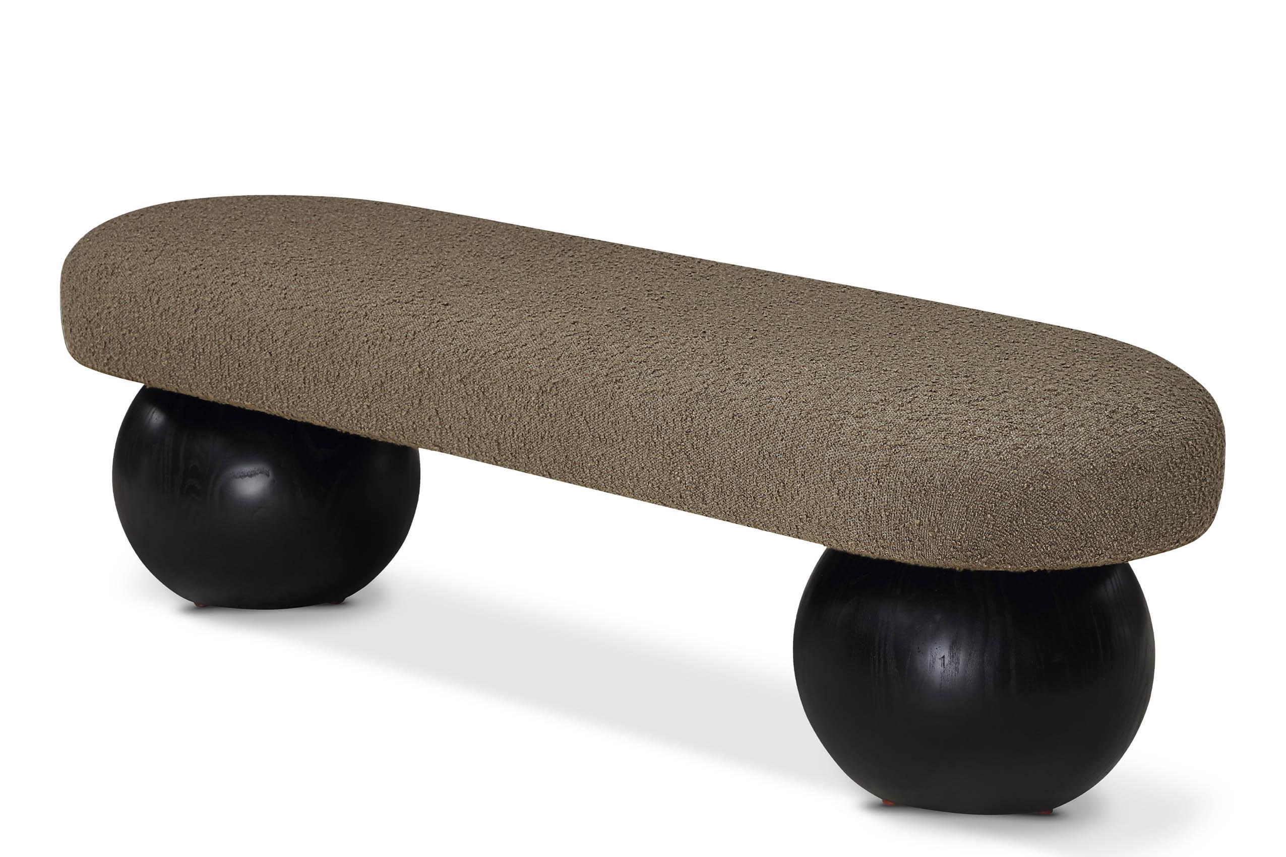 

    
Olive Green Boucle Bench BOWIE 22043Olive Meridian Contemporary Modern
