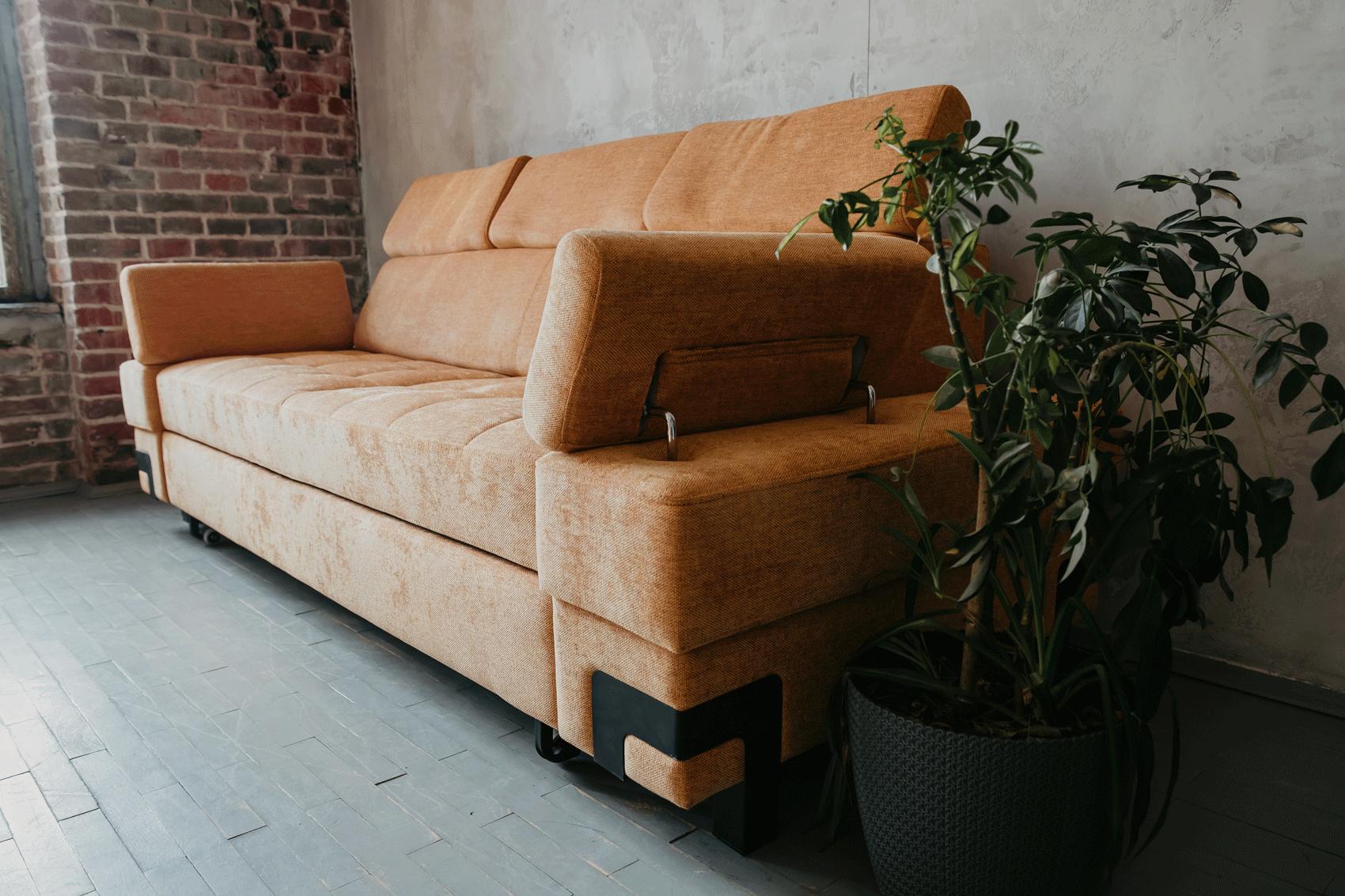 

    
Orange Fabric Sofa Bed GARDA ESF Contemporary Modern By Mikhail Di Oro
