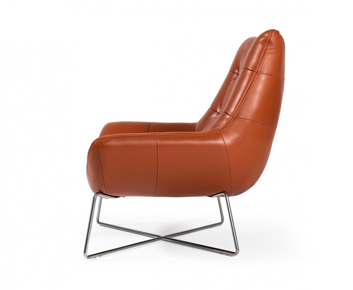

                    
VIG Furniture VGKK-A-728-ORG-Set-2 Lounge Chair Set Orange Full Leather Purchase 
