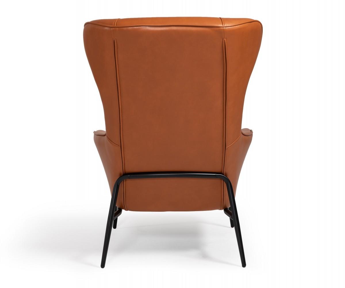 

                    
VIG Furniture SUSAN ACCENT CHAIR ORANGE 513-6 PU/METAL LEG Lounge Chaise Orange Leatherette Purchase 
