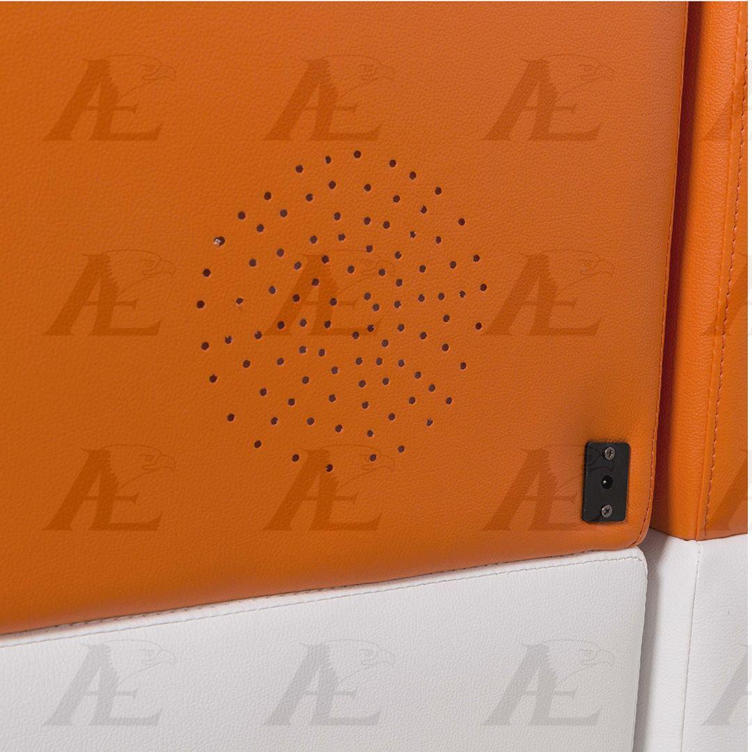 

    
AE-LD812R-ORG.IV Orange & White Faux Leather Sectional 4Pcs LEFT American Eagle AE-LD812-ORG.IV
