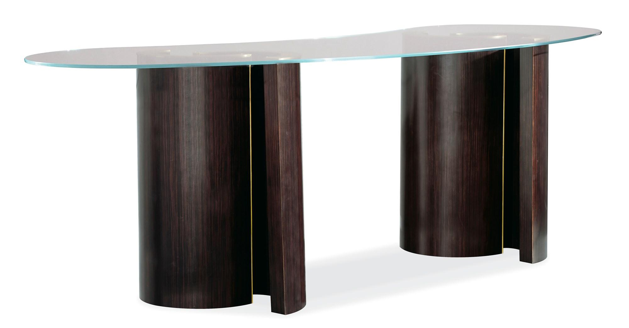 

    
Organic Shaped Glass Top THE ELEMENTS DESK by Caracole
