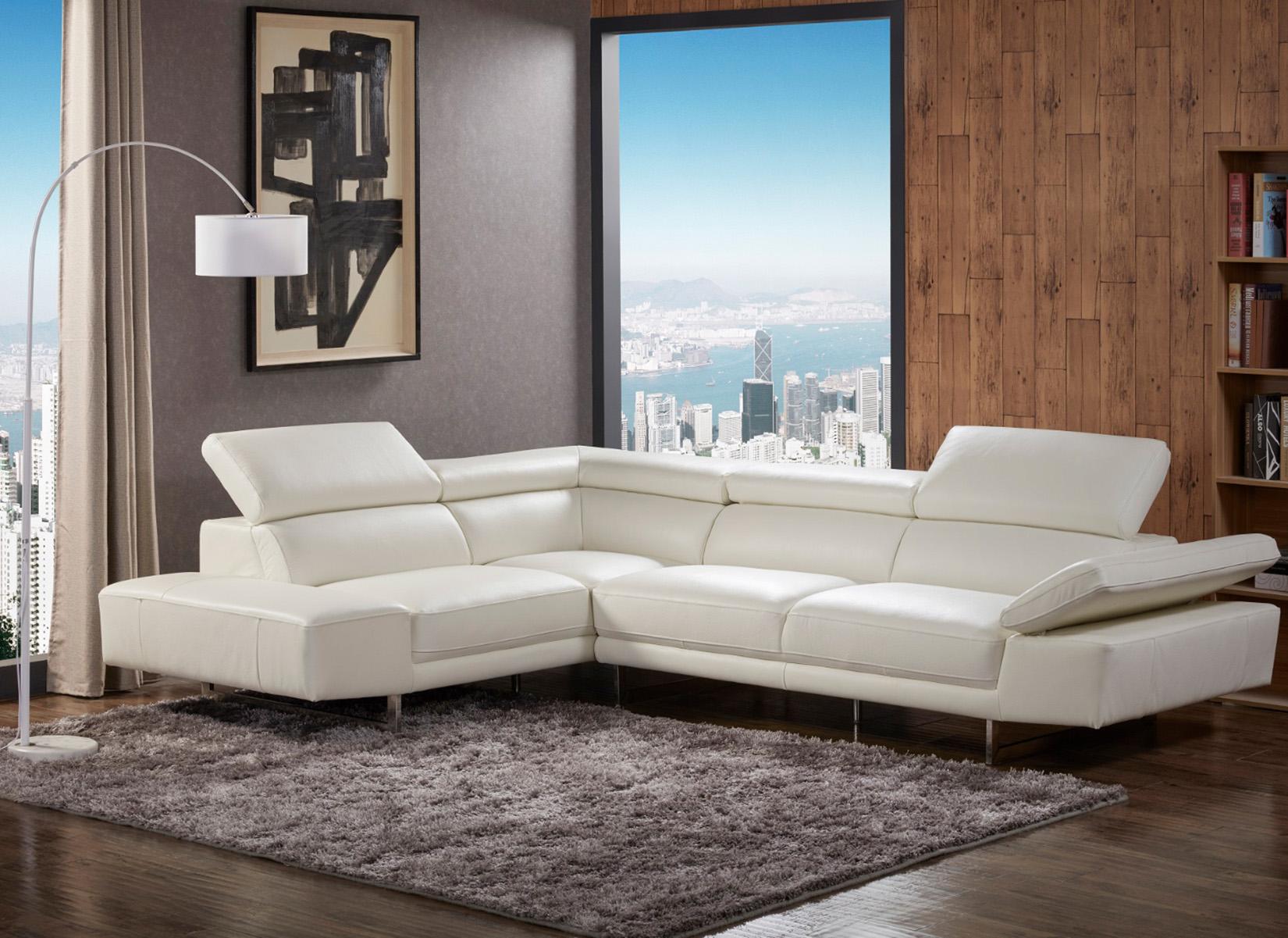 

                    
Orren Ellis Ashburton II Sectional Sofa White Italian Leather Purchase 
