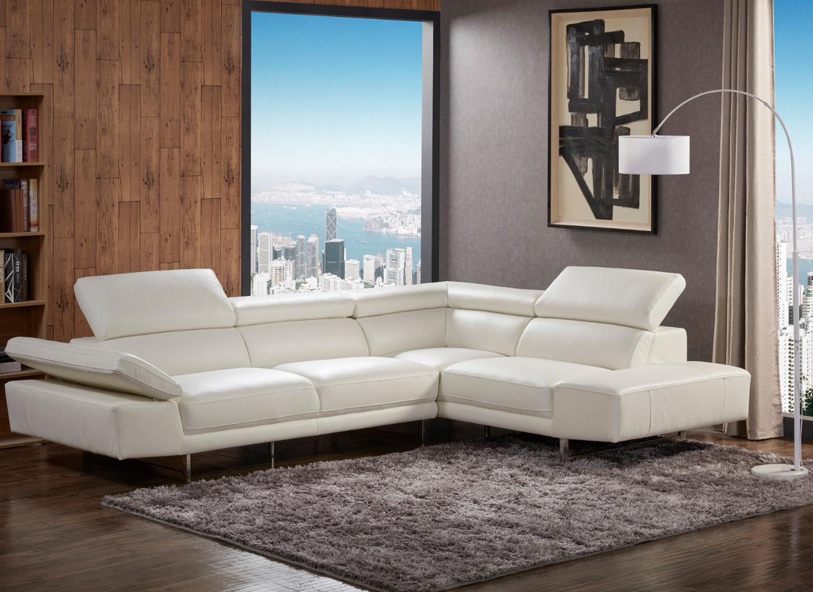 

                    
Orren Ellis Ashburton II Sectional Sofa White Italian Leather Purchase 
