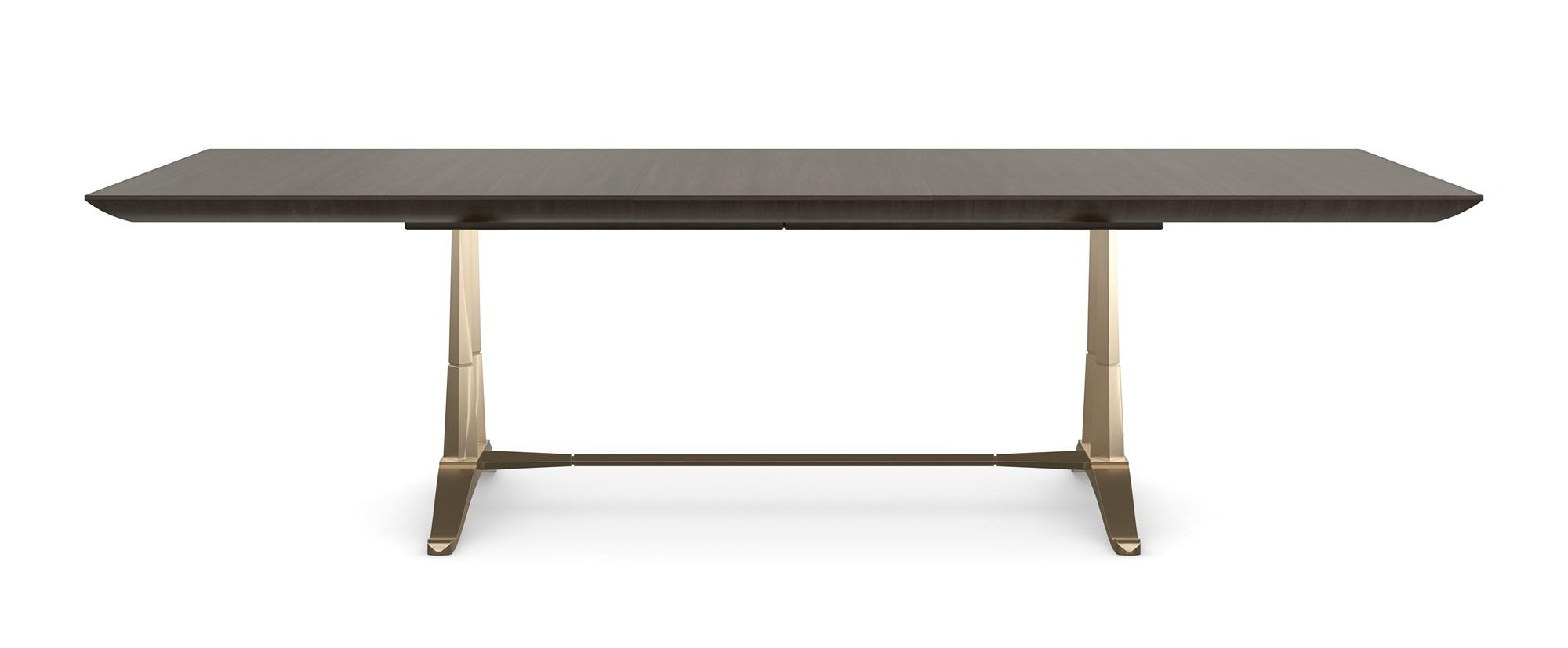 

    
Otter & Champagne Gold Finish Dining Table D'ORSAY by Caracole
