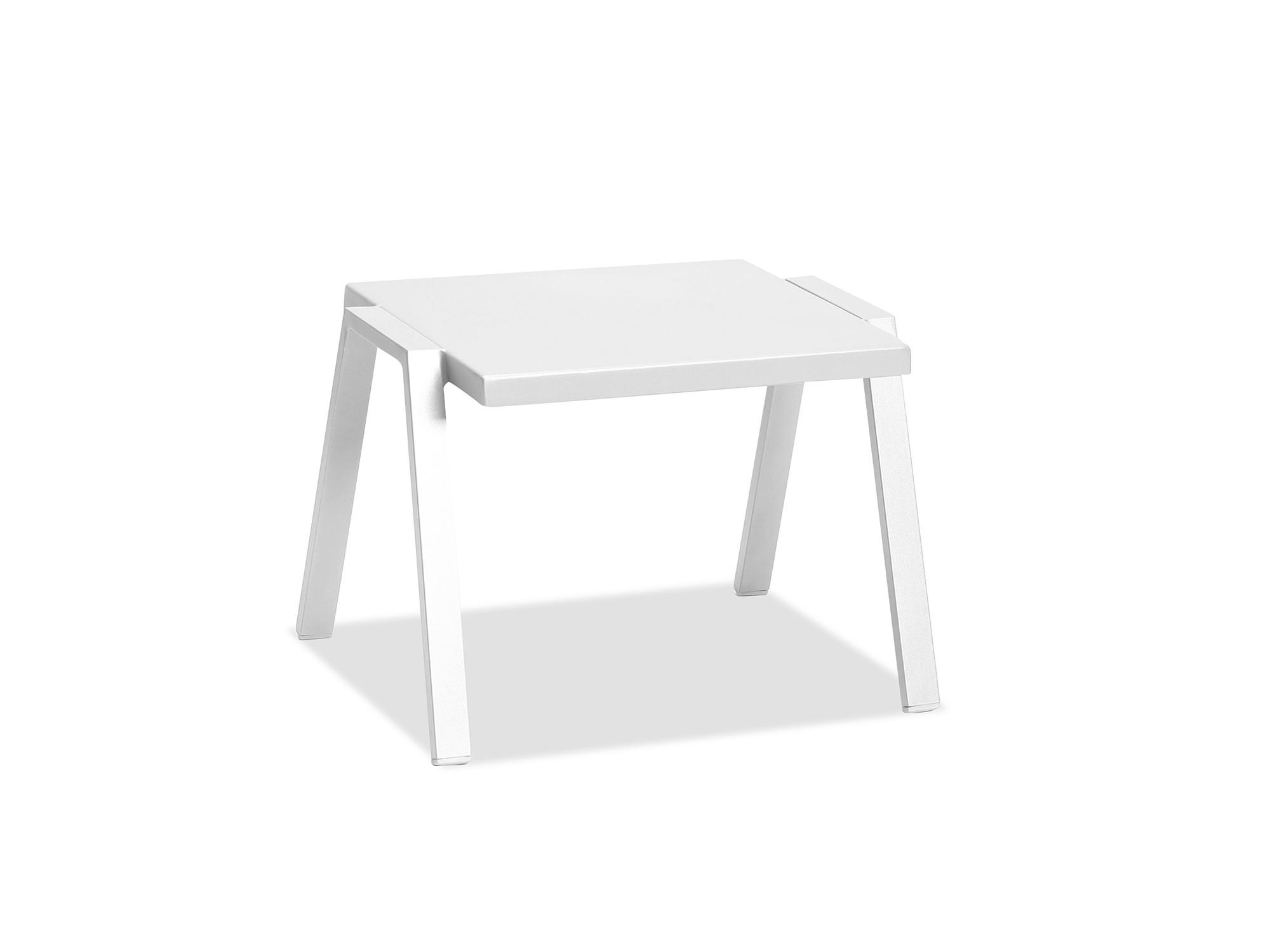 Contemporary Outdoor Side Table ST1593-WHT Rio ST1593-WHT in White 