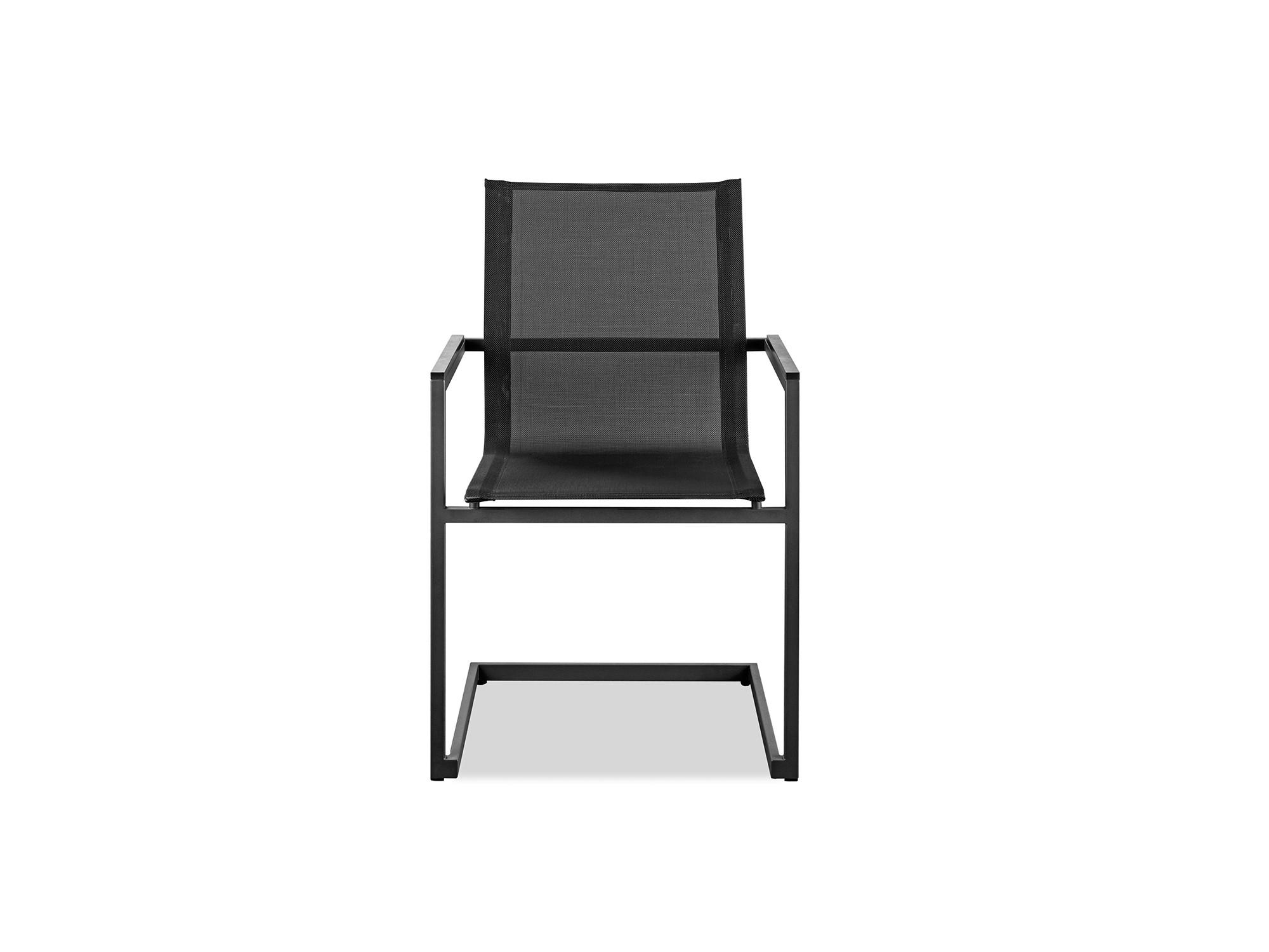 

    
Outdoor Armchair Set 4 Grey Aluminium Frame & Textilene WhiteLine Rain ODAC1580
