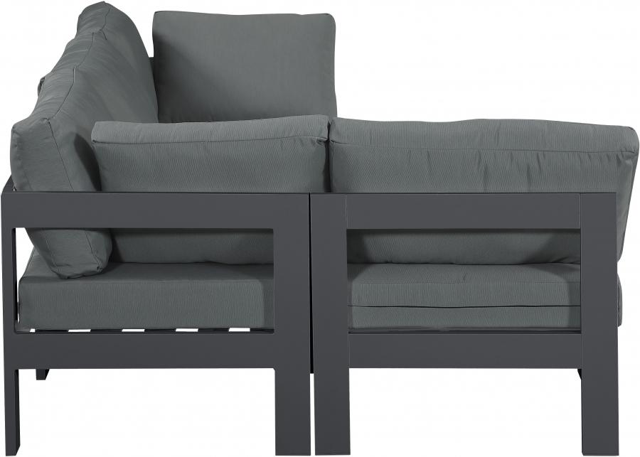 

    
376Grey-Sec4A Meridian Furniture Patio Sectional
