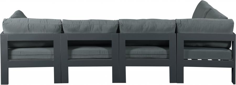 

        
Meridian Furniture NIZUC 376Grey-Sec5C Patio Sectional Gray Fabric 94308262208
