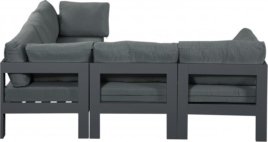 

        
Meridian Furniture NIZUC 376Grey-Sec5B Patio Sectional Gray Fabric 94308262000
