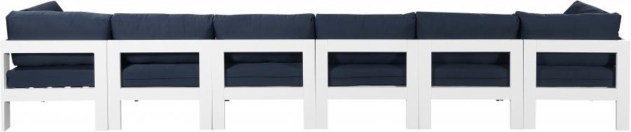 

        
Meridian Furniture NIZUC 375Navy-S180A Patio Sofa Navy/White Fabric 94308260761
