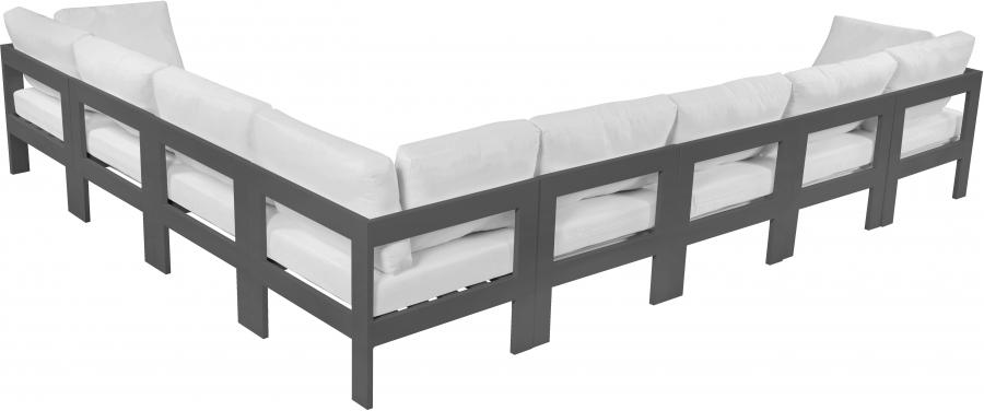 

    
376White-Sec8A Meridian Furniture Patio Sectional
