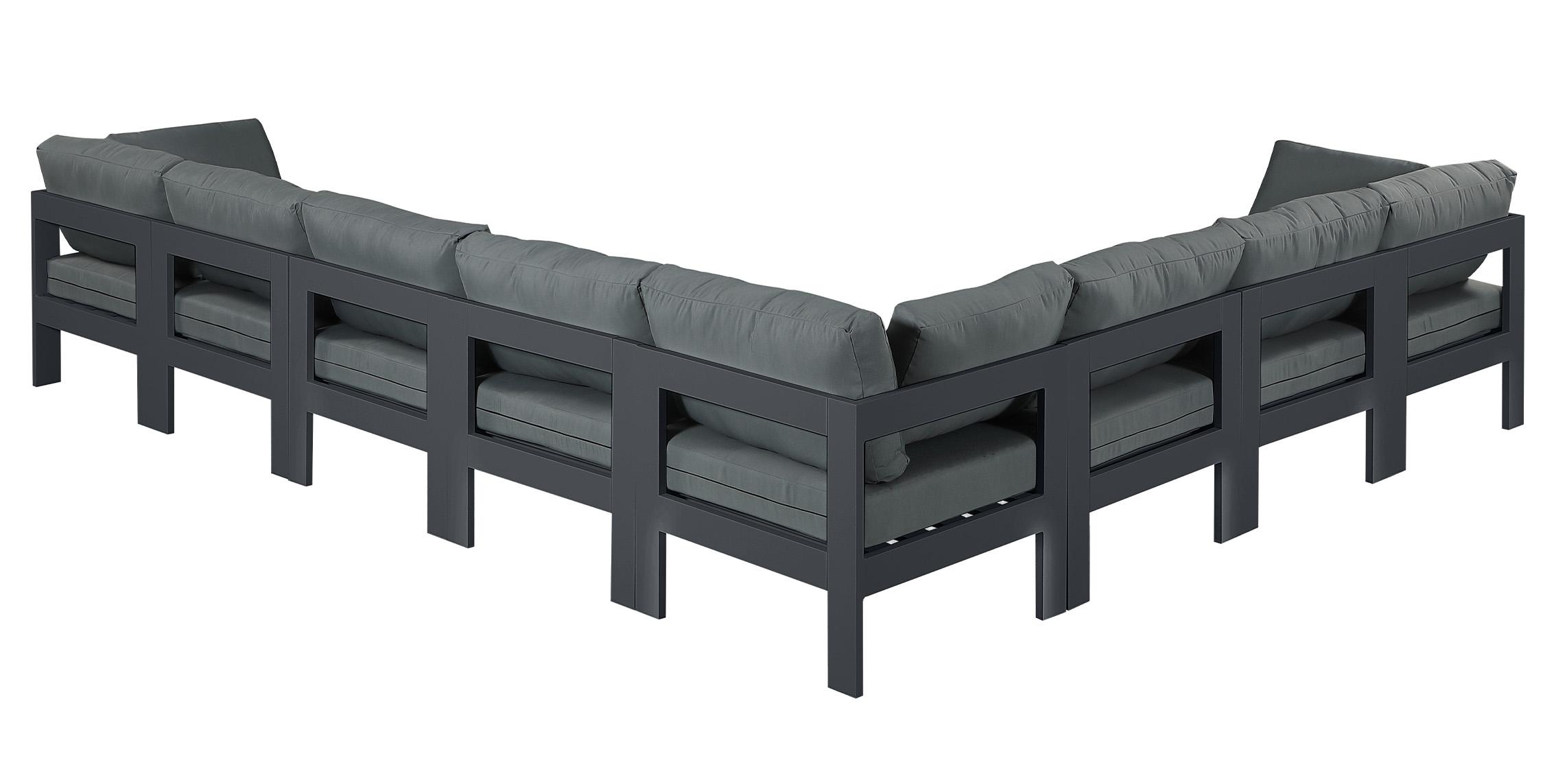 

        
Meridian Furniture NIZUC 376Grey-Sec8A Patio Sectional Gray Fabric 94308261249

