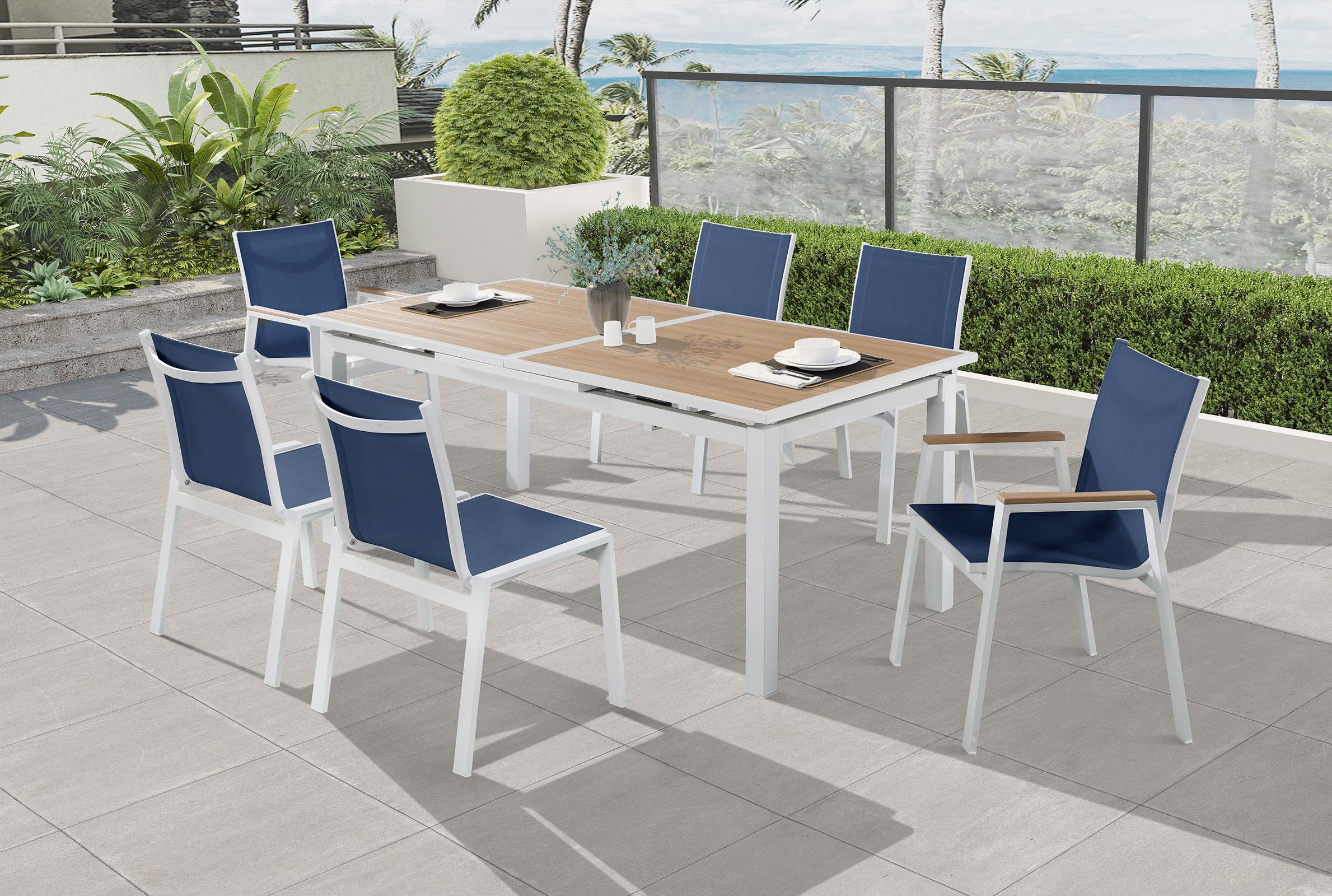 

        
Meridian Furniture NIZUC  365Navy-AC Patio Chair Set Navy/White  094308252599
