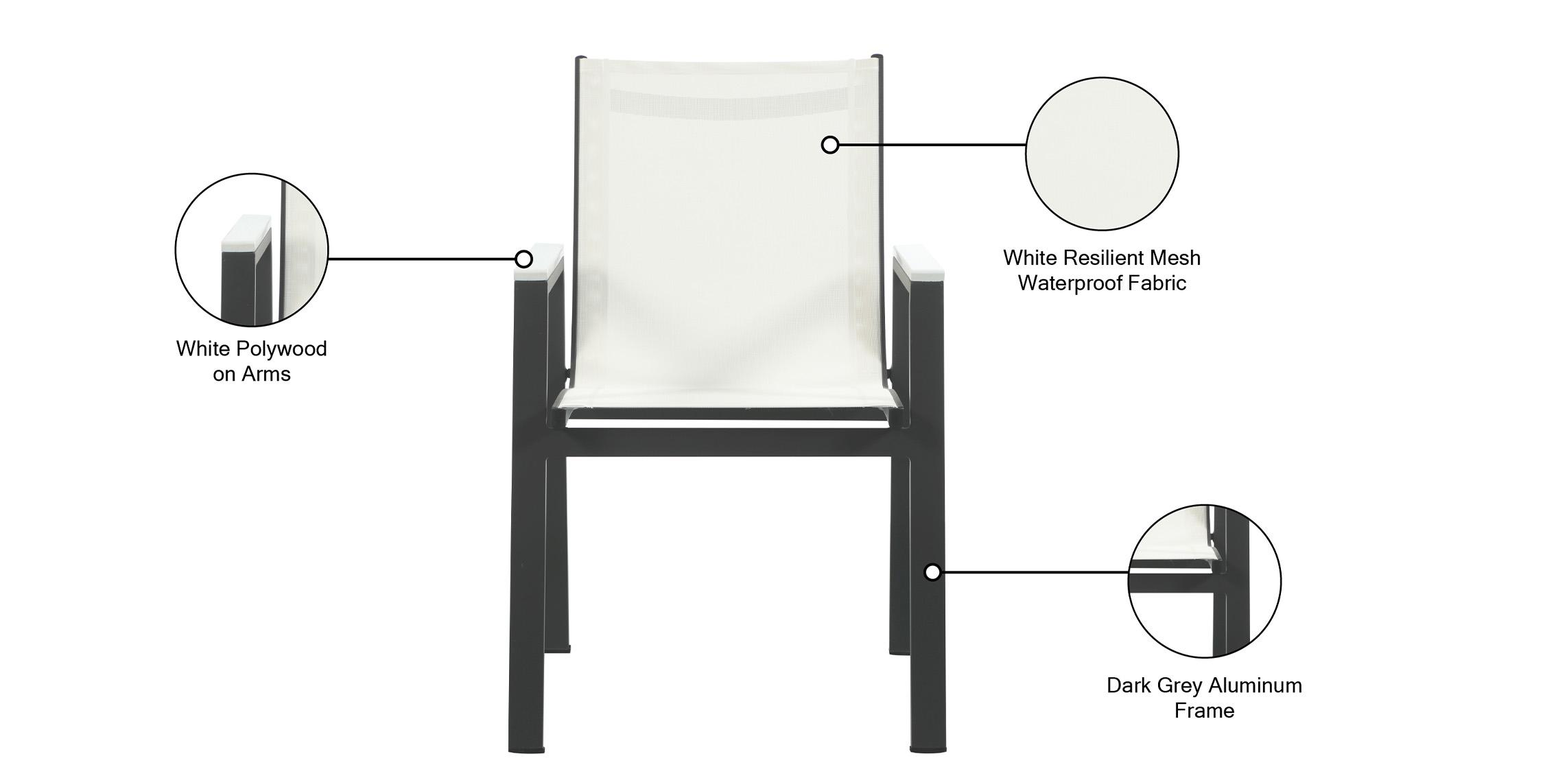 

    
367White-AC Meridian Furniture Patio Chair Set
