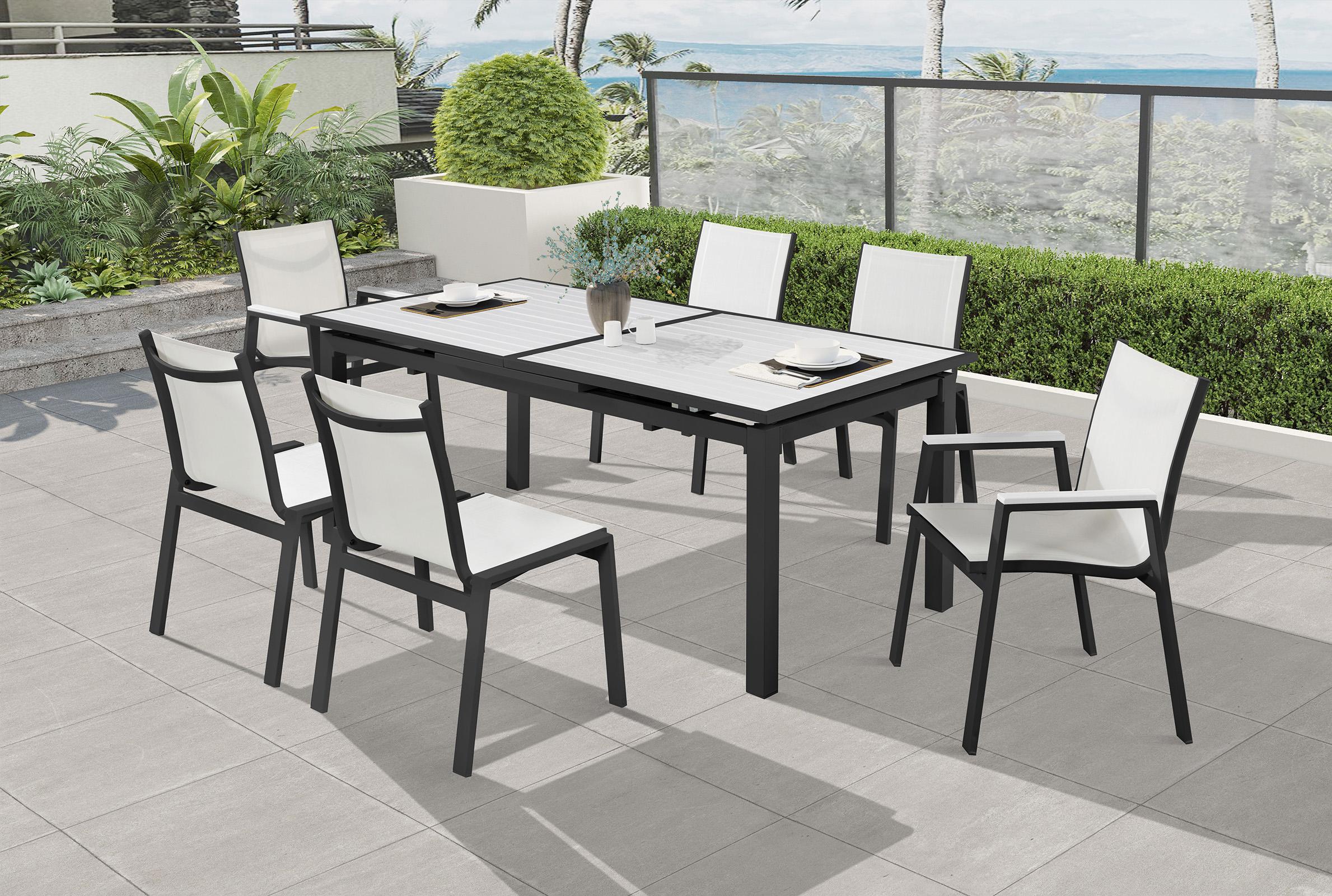 

        
Meridian Furniture NIZUC 367White-AC Patio Chair Set White/Black  094308252636

