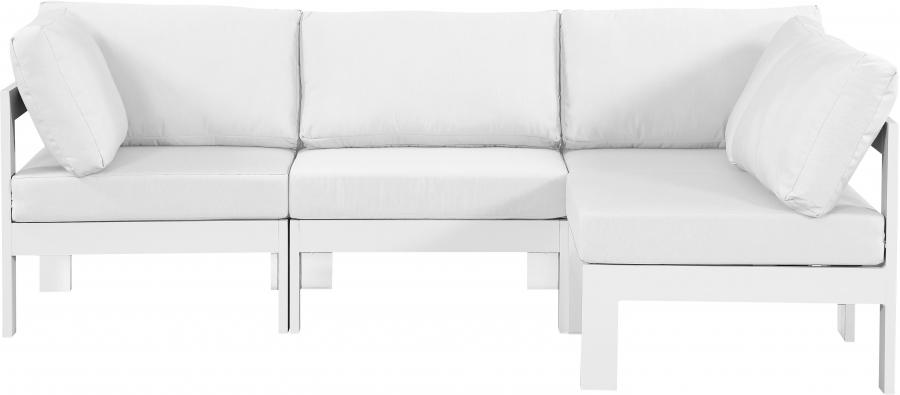 

        
Meridian Furniture NIZUC 375White-Sec4A Patio Sectional White Fabric 94308262116
