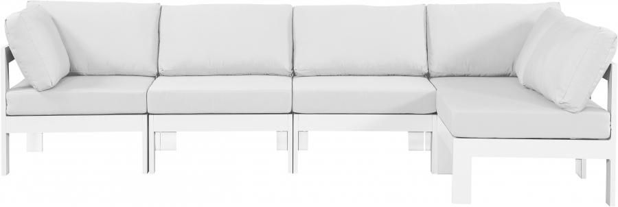 

        
Meridian Furniture NIZUC 375White-Sec5C Patio Sectional White Fabric 94308262161

